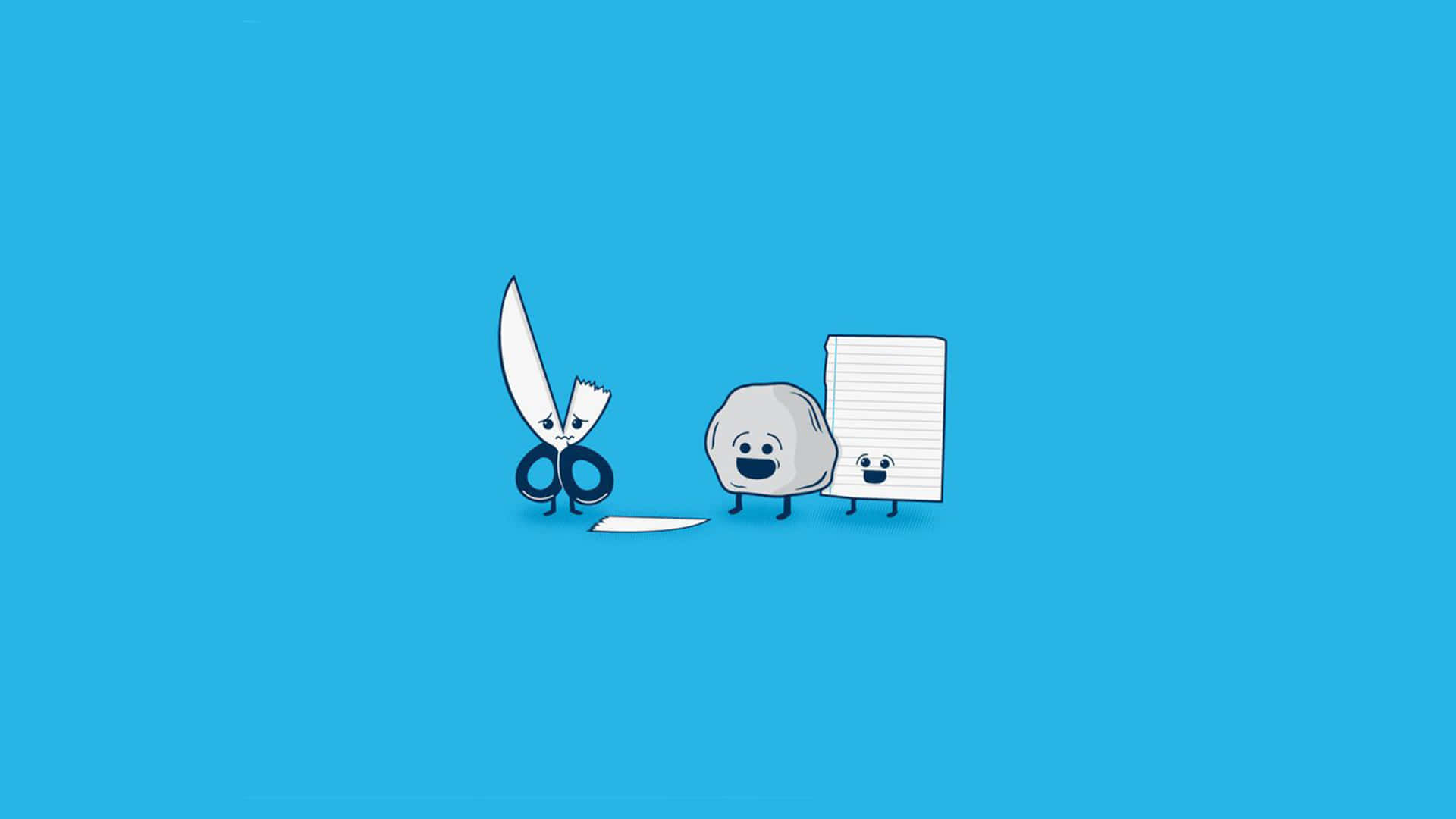 Corny Rock Paper Scissors [wallpaper] Background