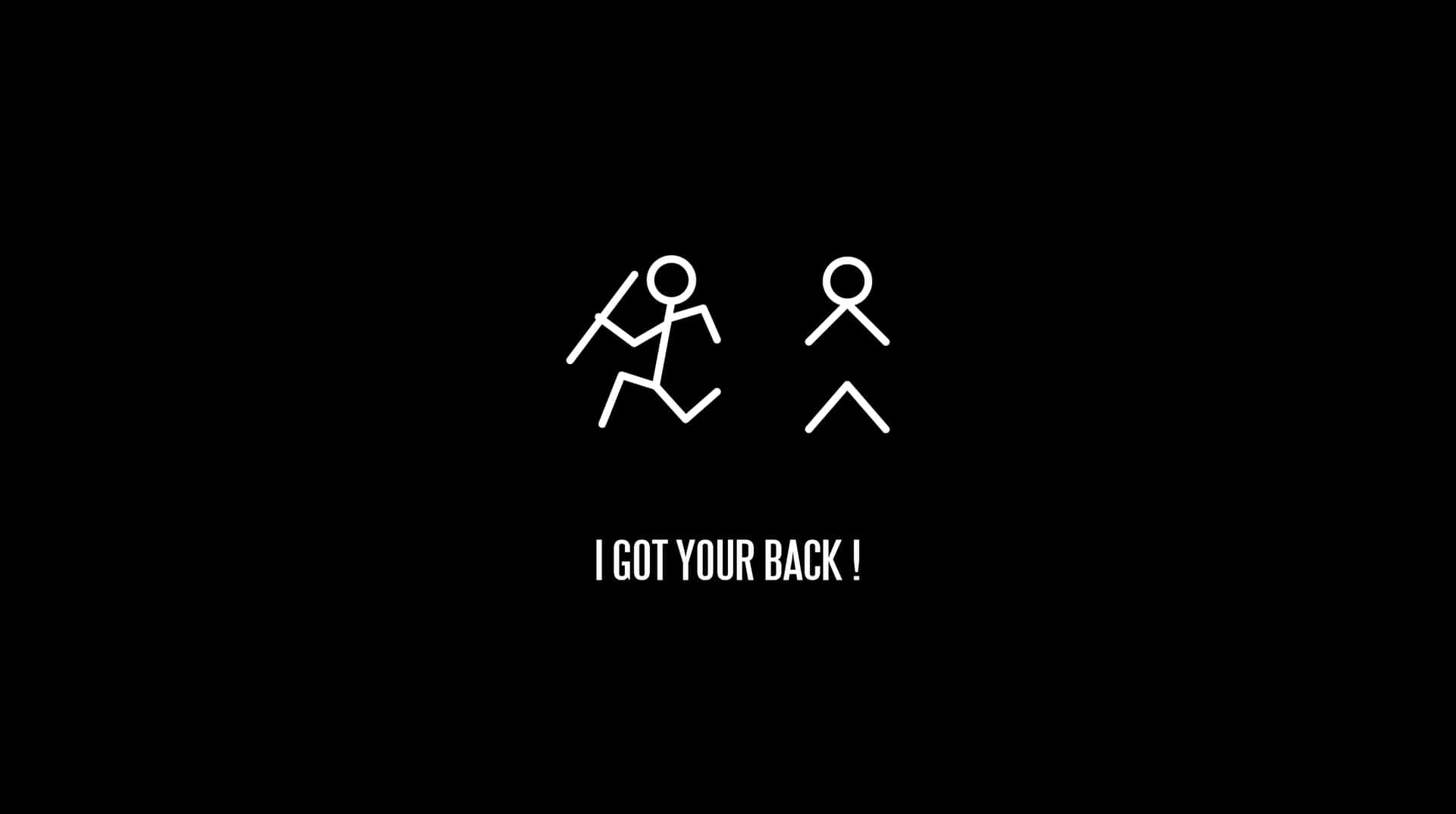 Corny Stickman Art [wallpaper] Background