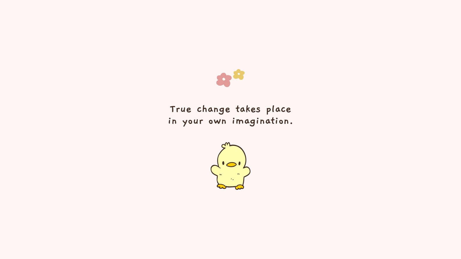 Corny Yellow Chick [wallpaper] Background