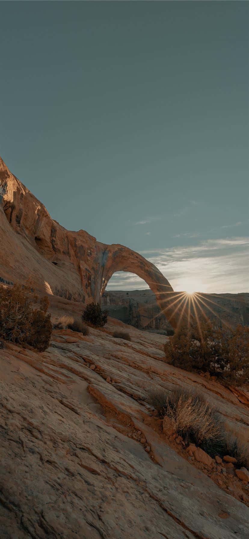 Corona Arch In The Desert Iphone Background