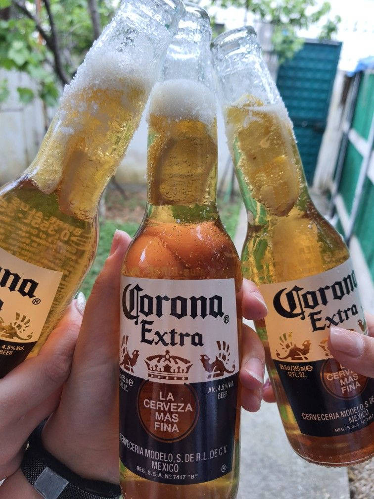 Corona Extra Beer Cheers Background