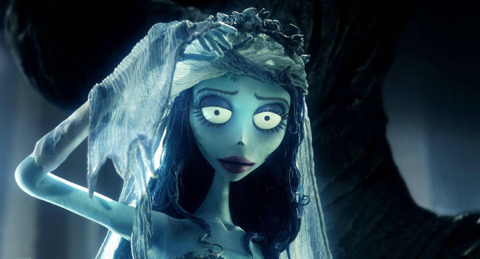 Corpse Bride Dazzled Face Background