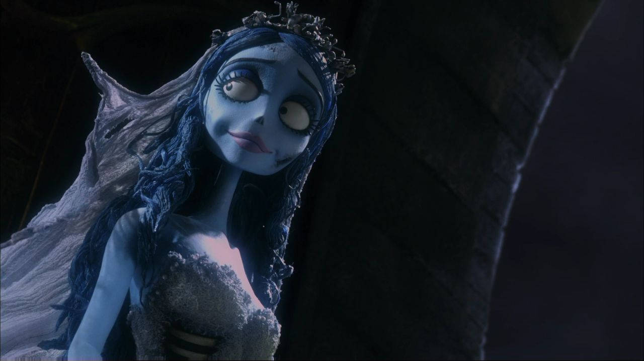 Corpse Bride Looking Behind Background