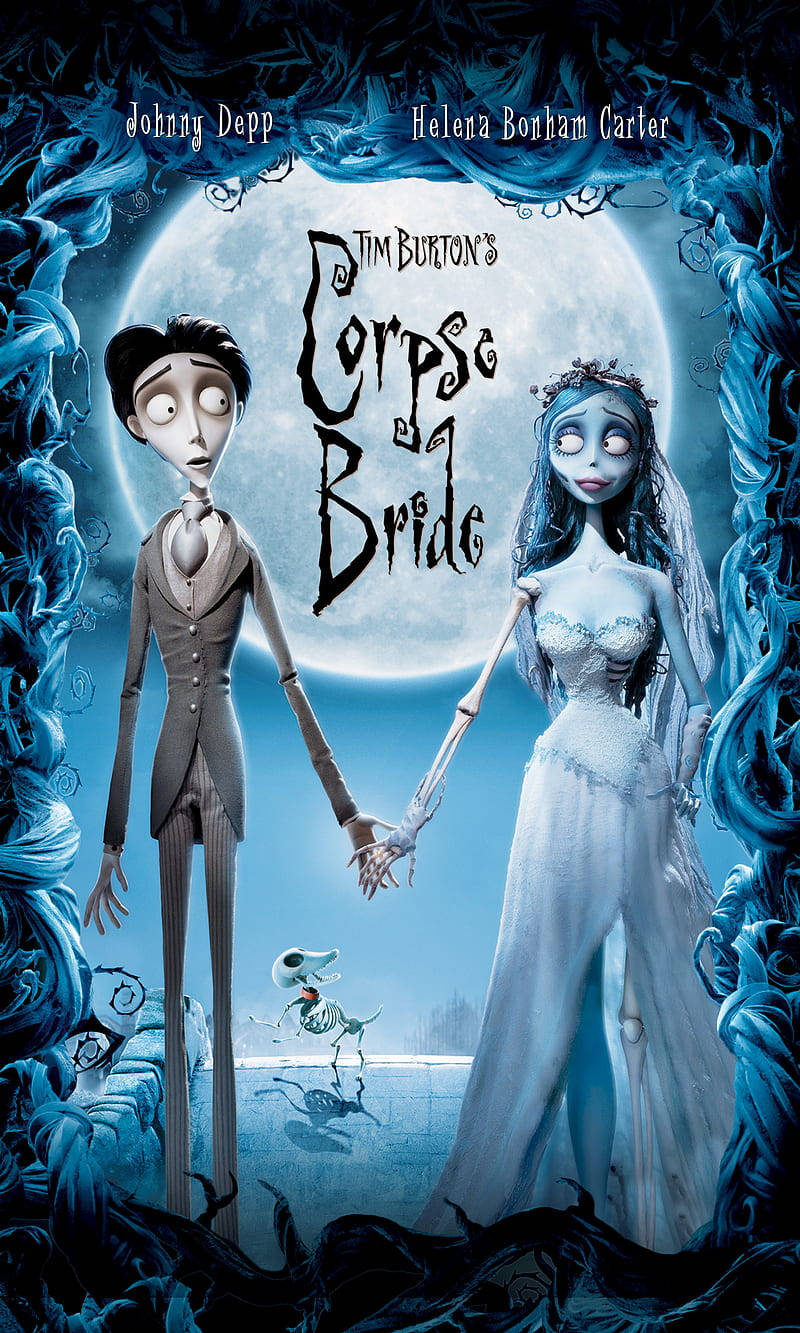Corpse Bride Official Movie Poster Background