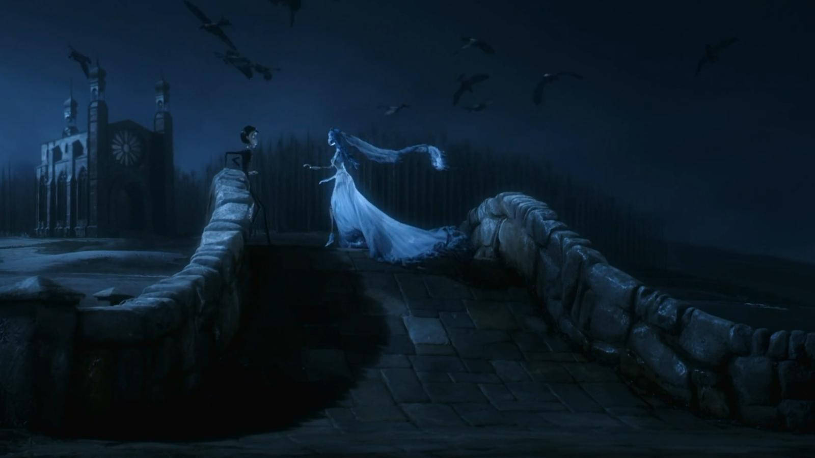 Corpse Bride Stone Bridge Background