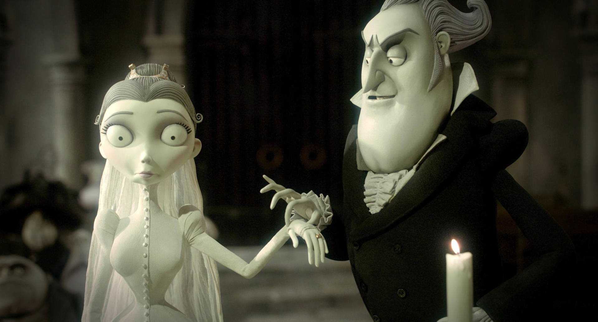 Corpse Bride Victoria And Barkis Background