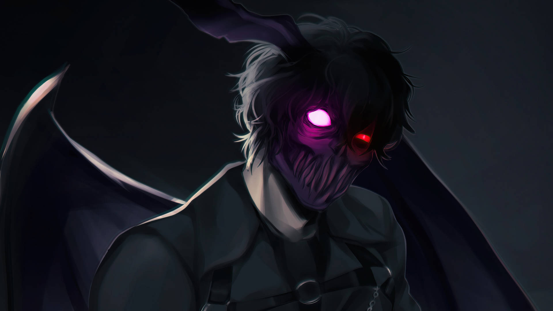 Corpse Husband Purple Mask Background