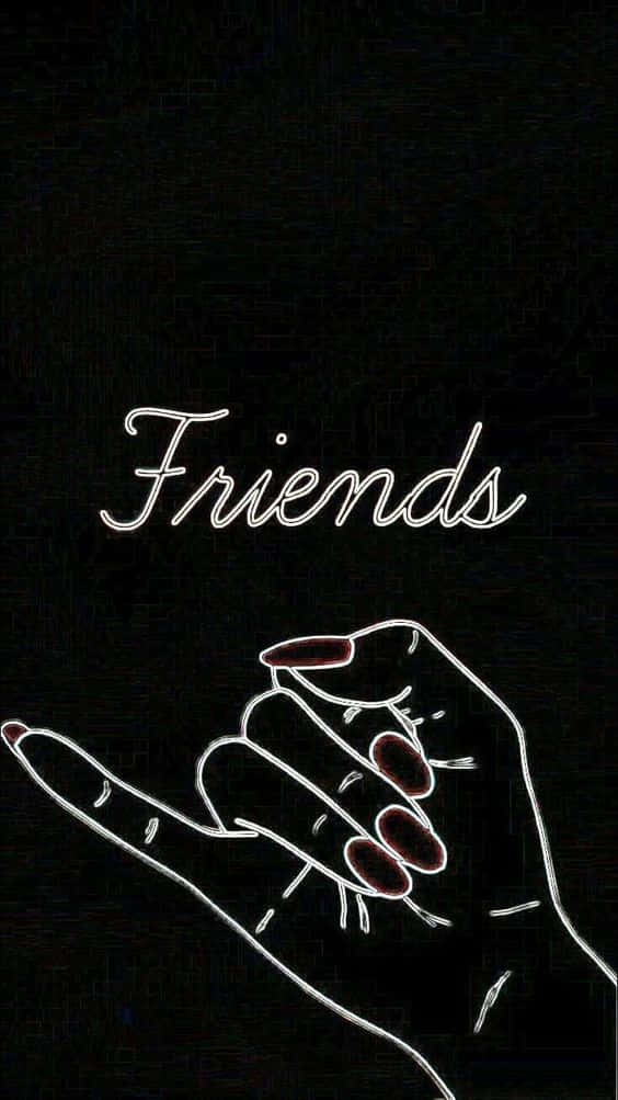 Corresponding Pinky Promise Sign Background