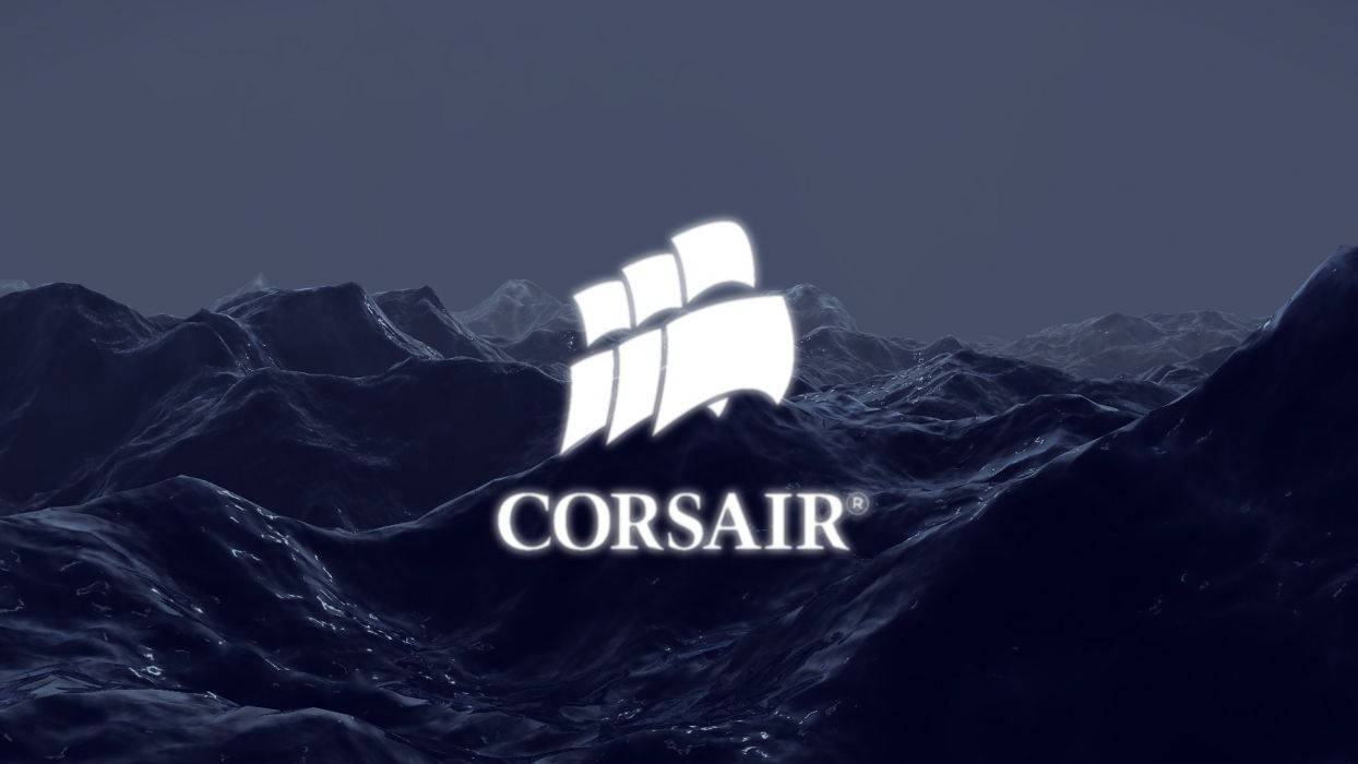 Corsair Logo On Sea