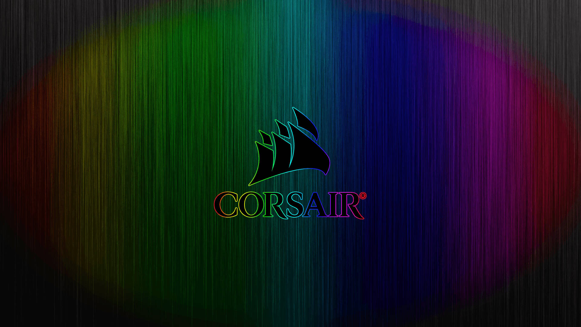 Corsair Logo Rgb 4k Background