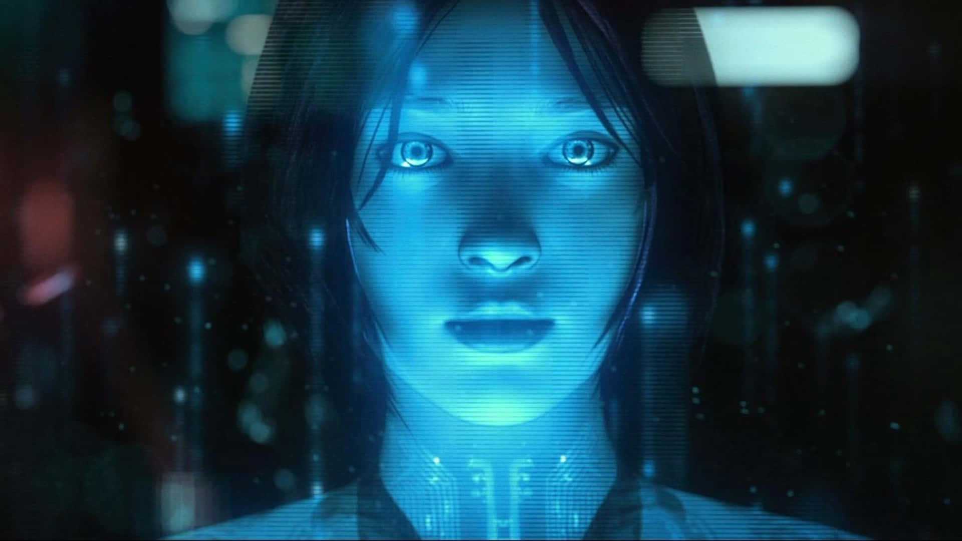 Cortana An Integral Ai In Microsoft Halo Game Background