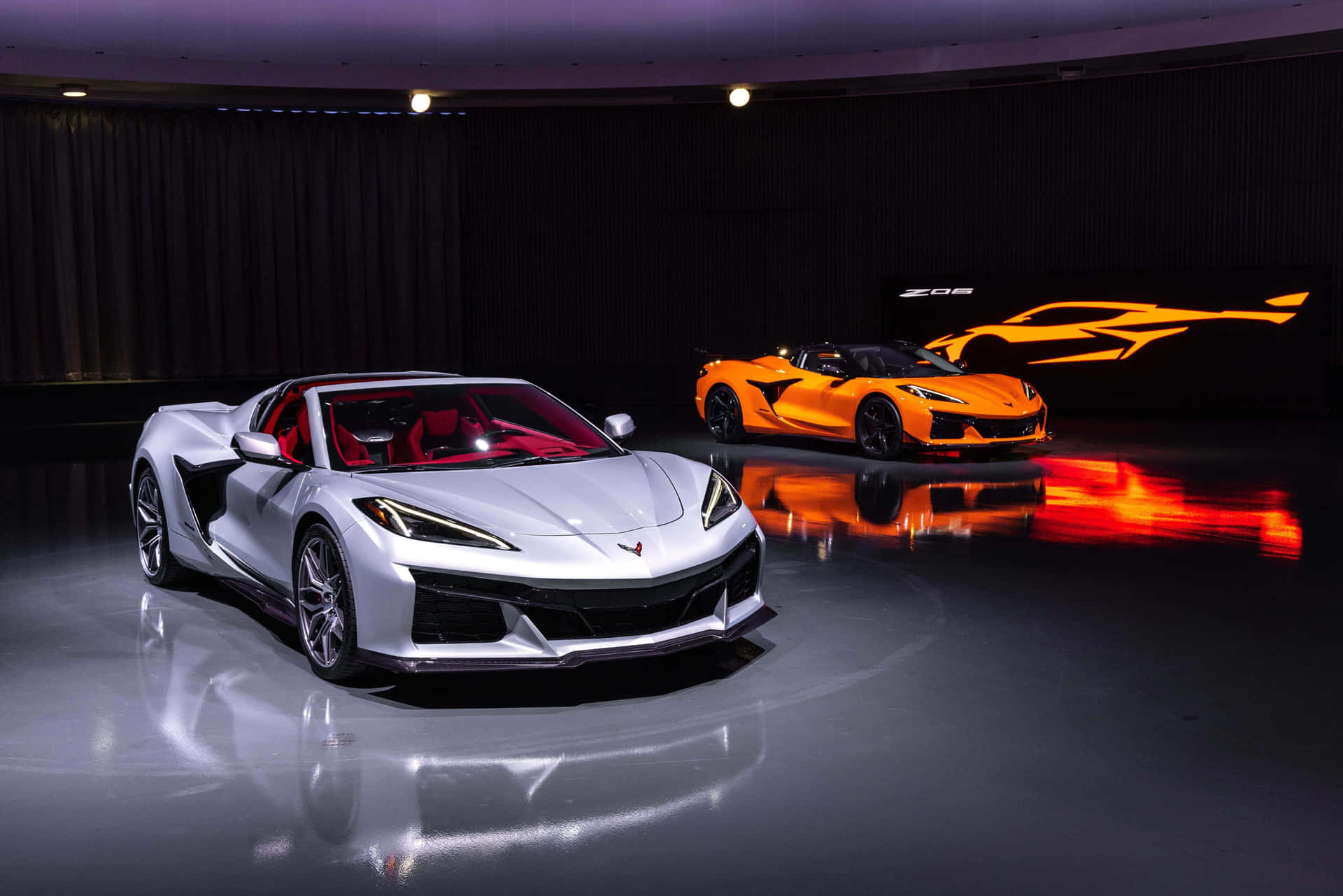Corvette C8 Reveal Event Background