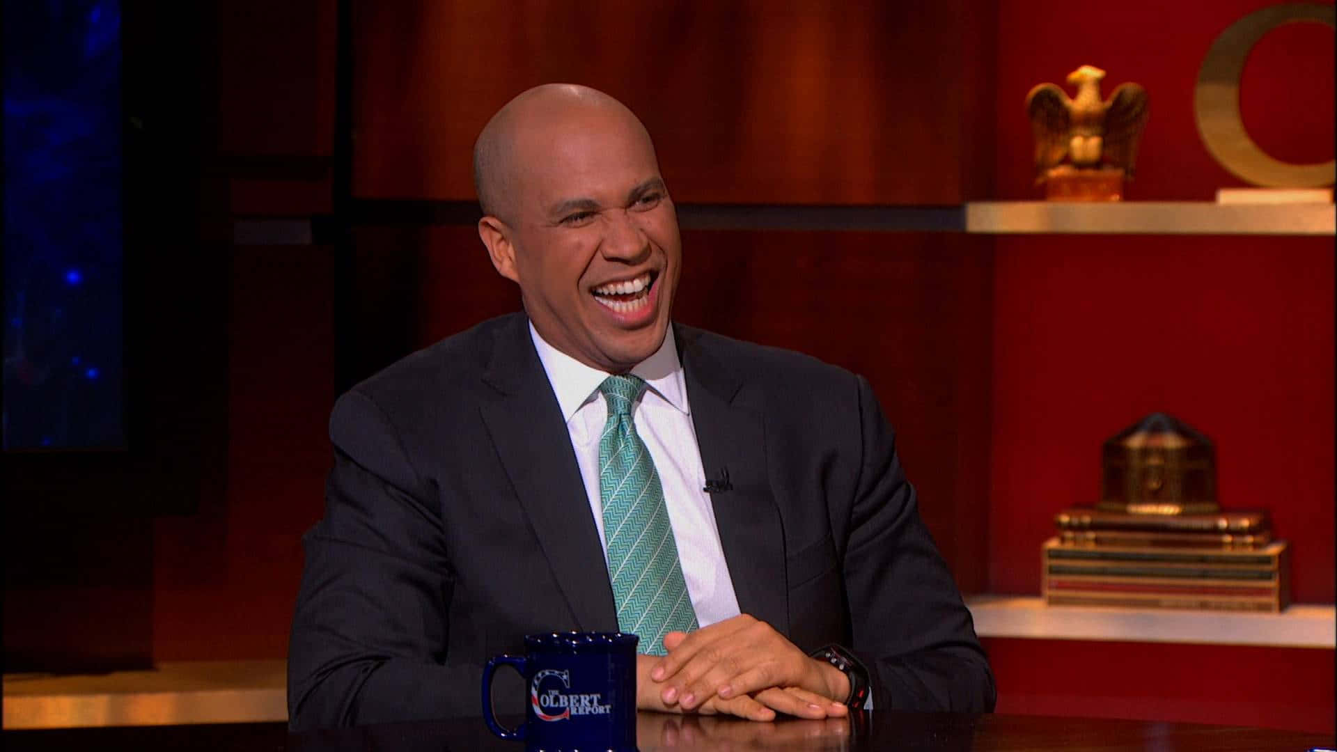Cory Booker At A Late-night Talk Show