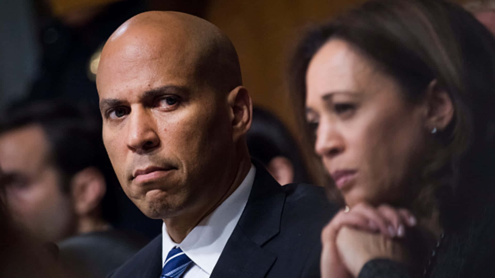Cory Booker Committee Hearing Background