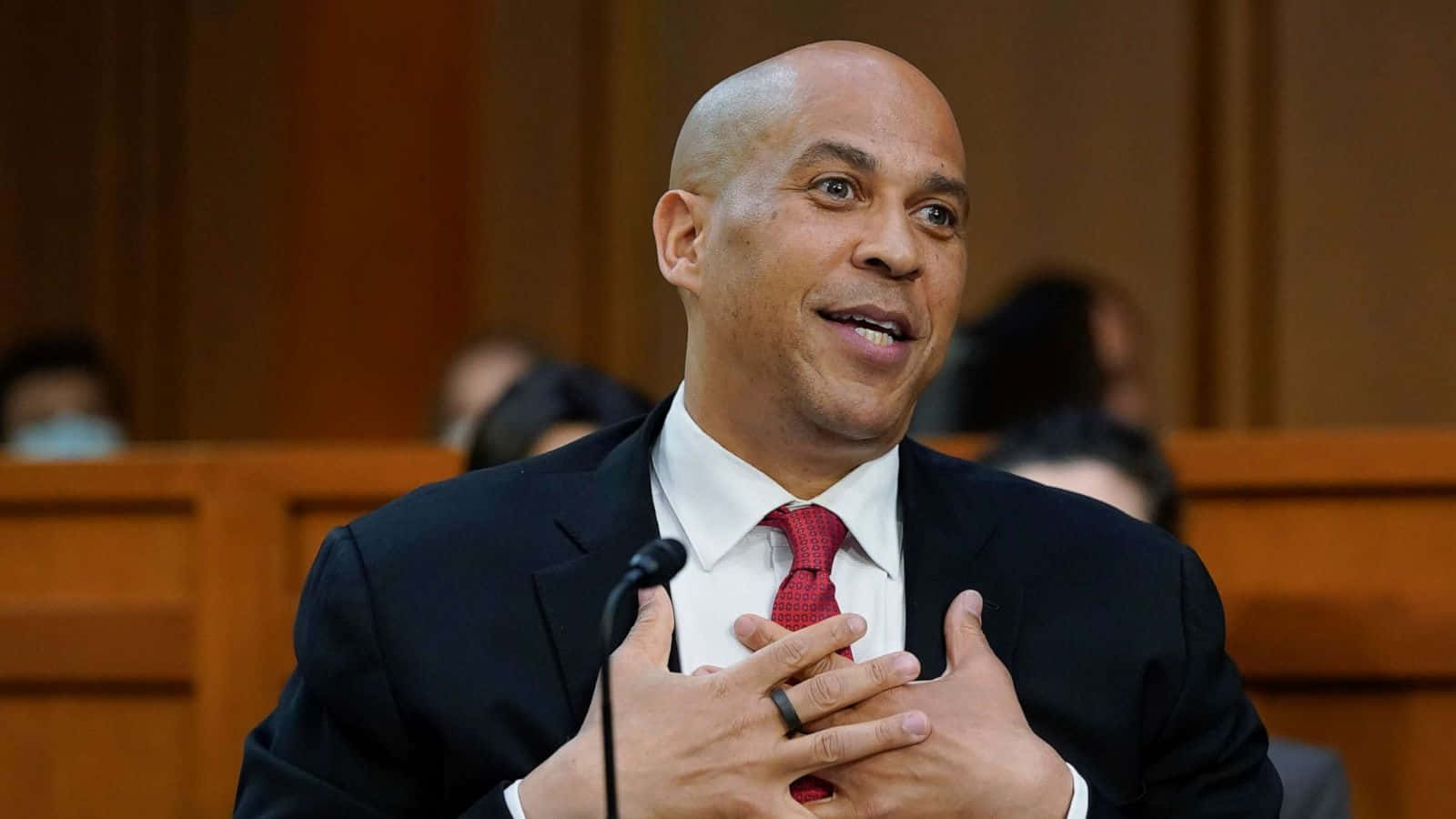 Cory Booker Senate Hearing Background