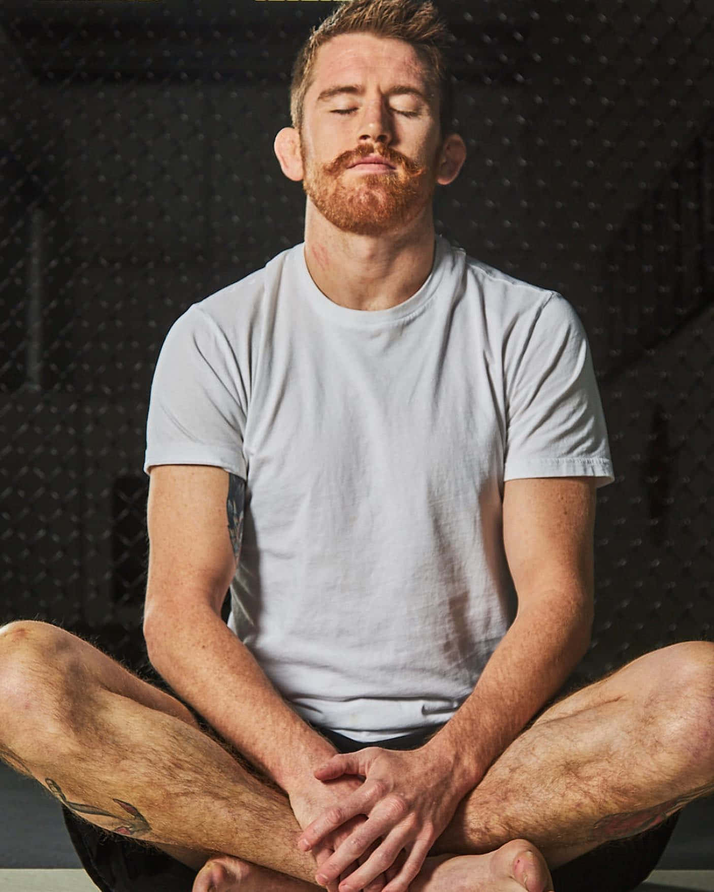 Cory Sandhagen Meditating Background