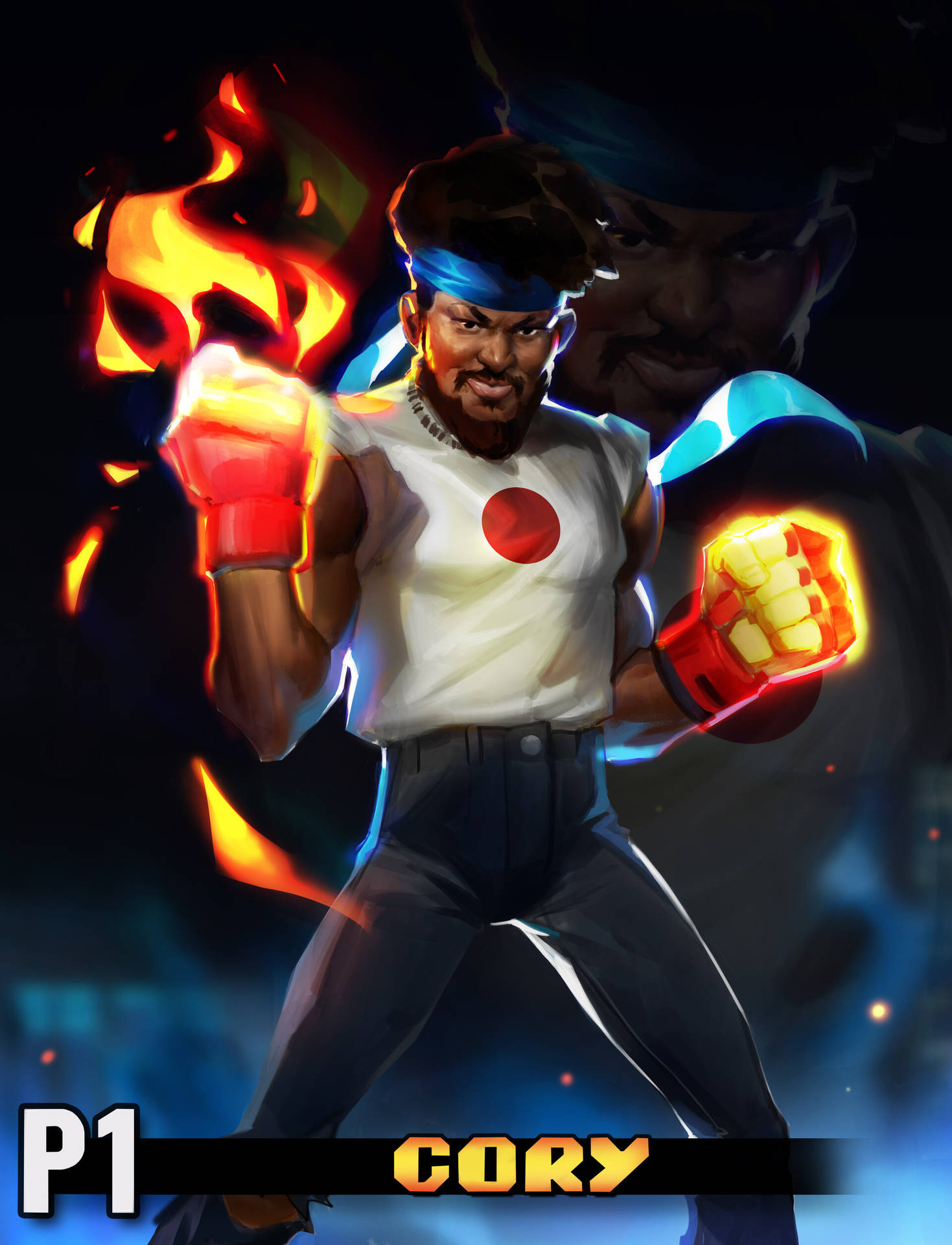 Coryxkenshin With Boxing Gloves Background