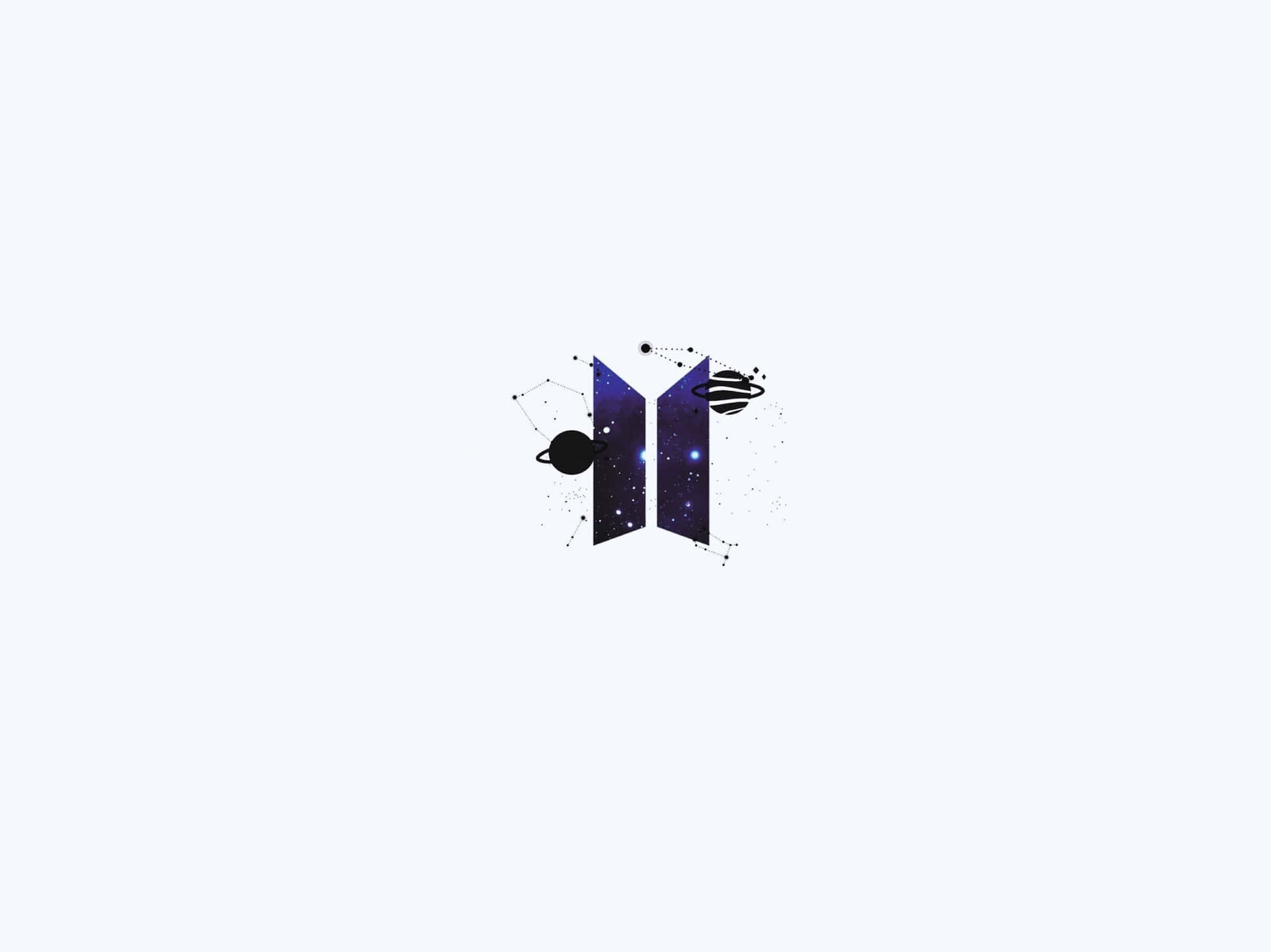 Cosmic B T S Logo Background