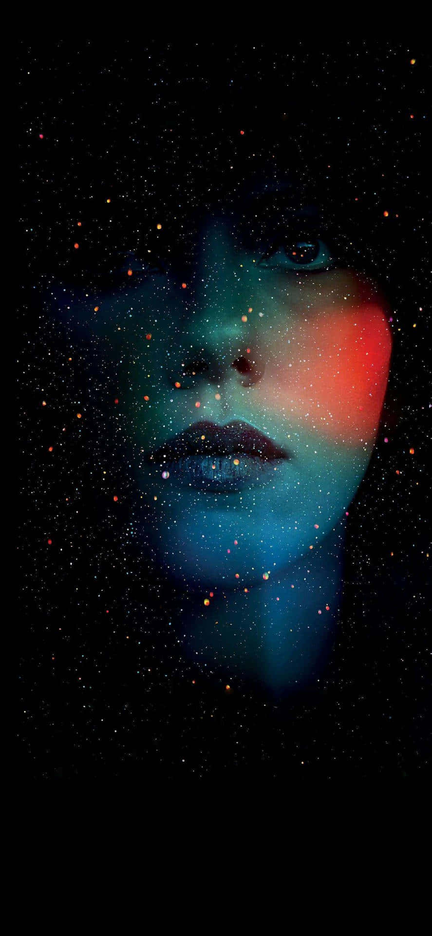 Cosmic Beauty Portrait Background