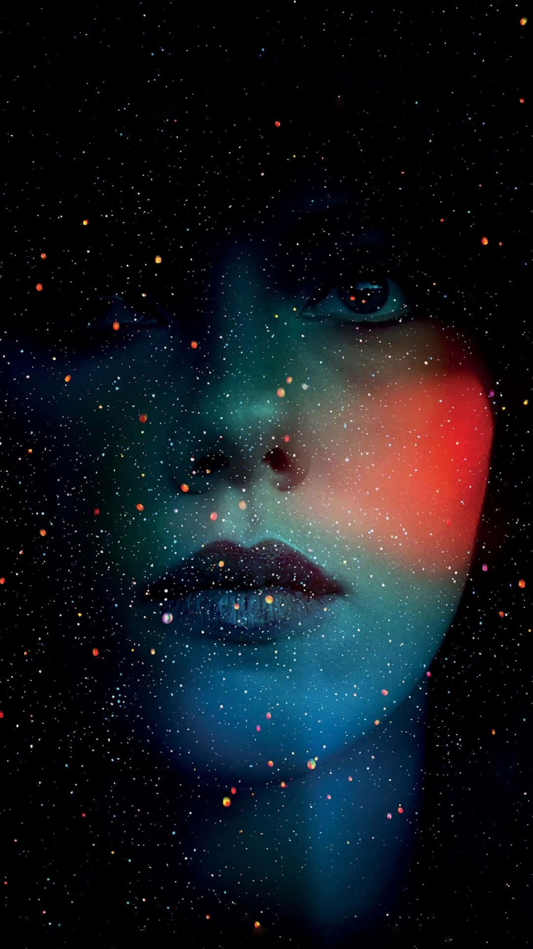 Cosmic Beauty Portrait Background
