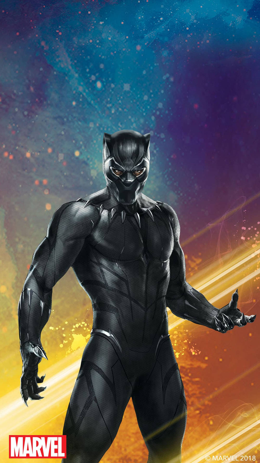 Cosmic Black Panther Marvel Phone