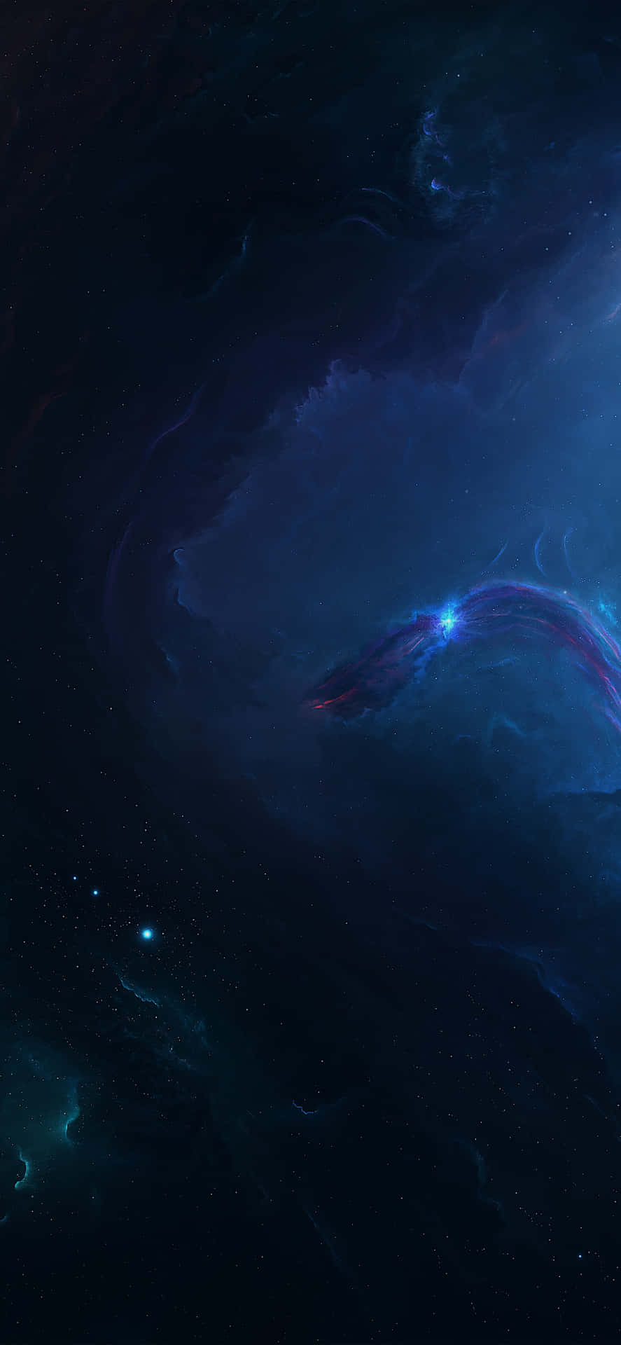 Cosmic_ Blue_ Nebula Background