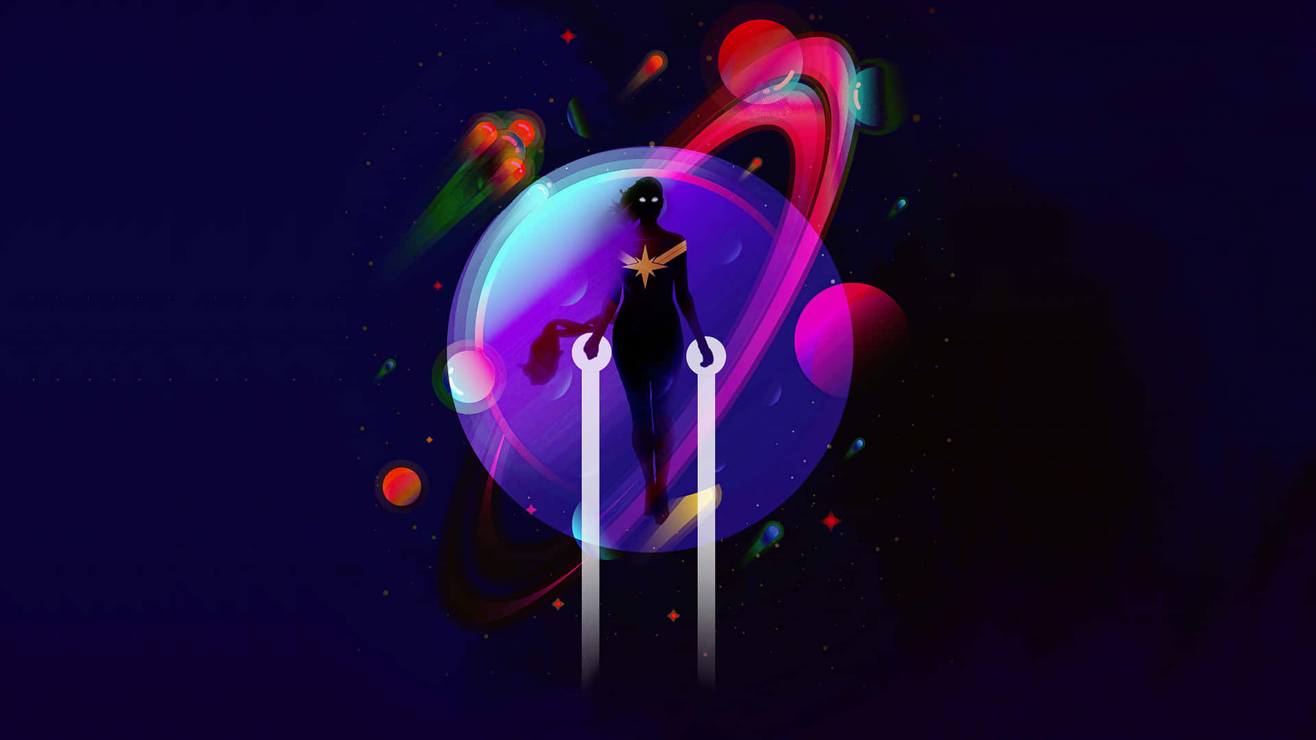 Cosmic_ Captain_ Marvel_ Artwork Background