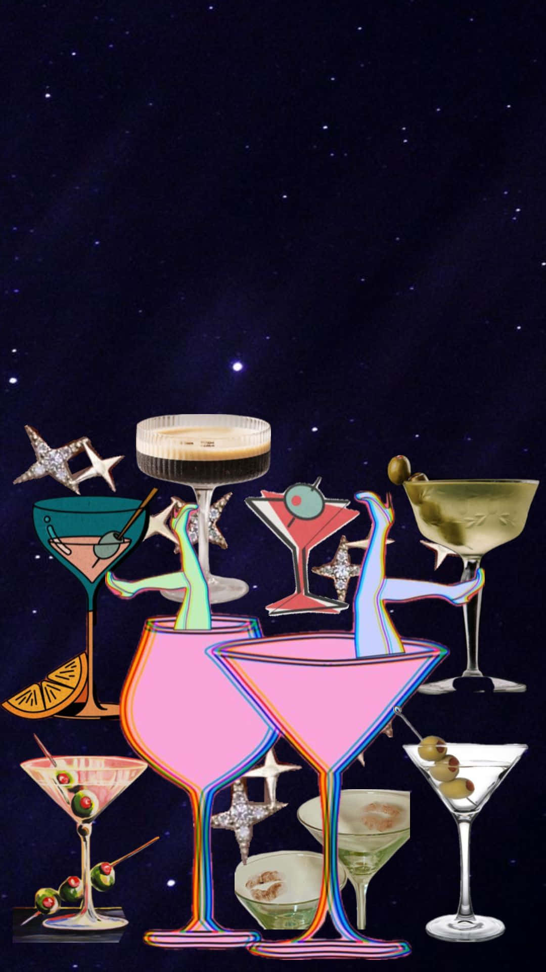 Cosmic Cocktail Collection Background