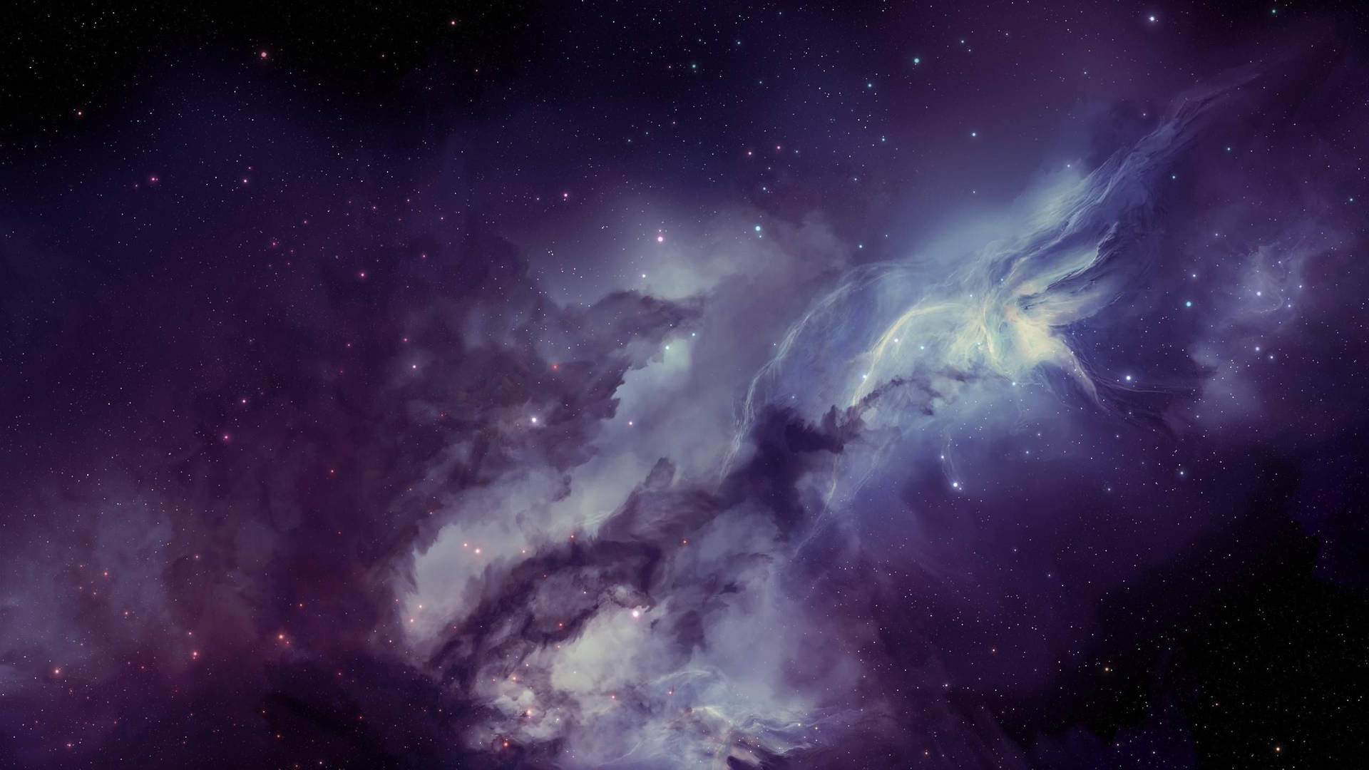 Cosmic Dust In Space 2560x1440 Background