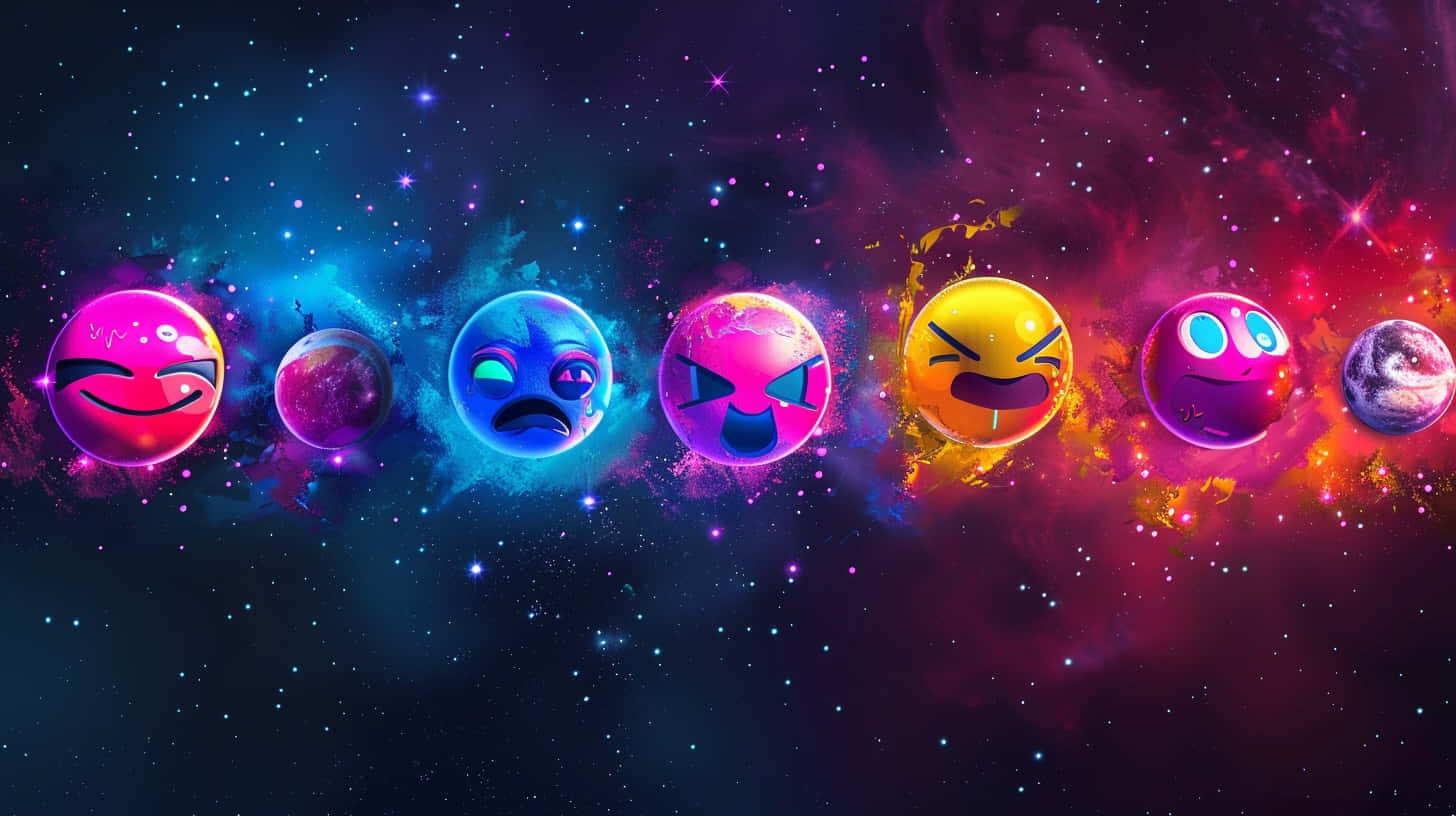 Cosmic_ Emoji_ Expressions Background