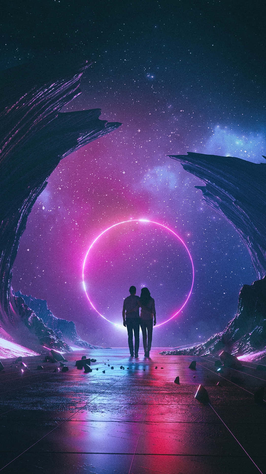 Cosmic Lovers Gateway Background