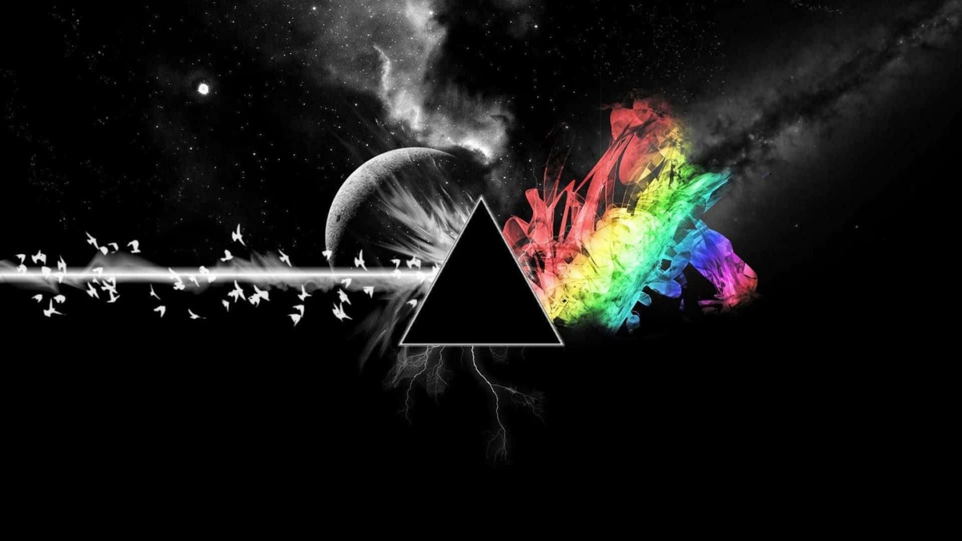Cosmic Prism Explosion Background