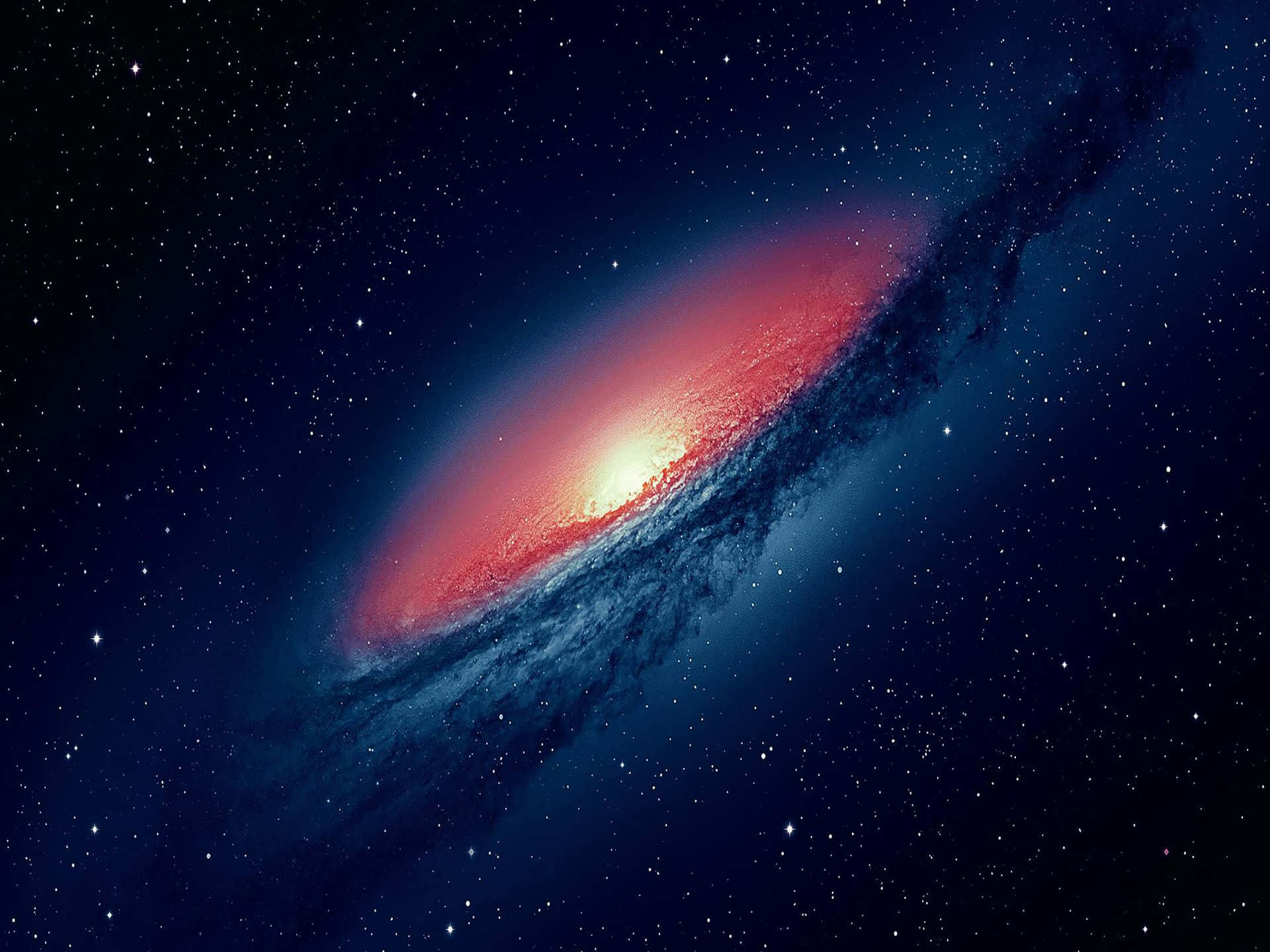 Cosmic Red Milkyway Background