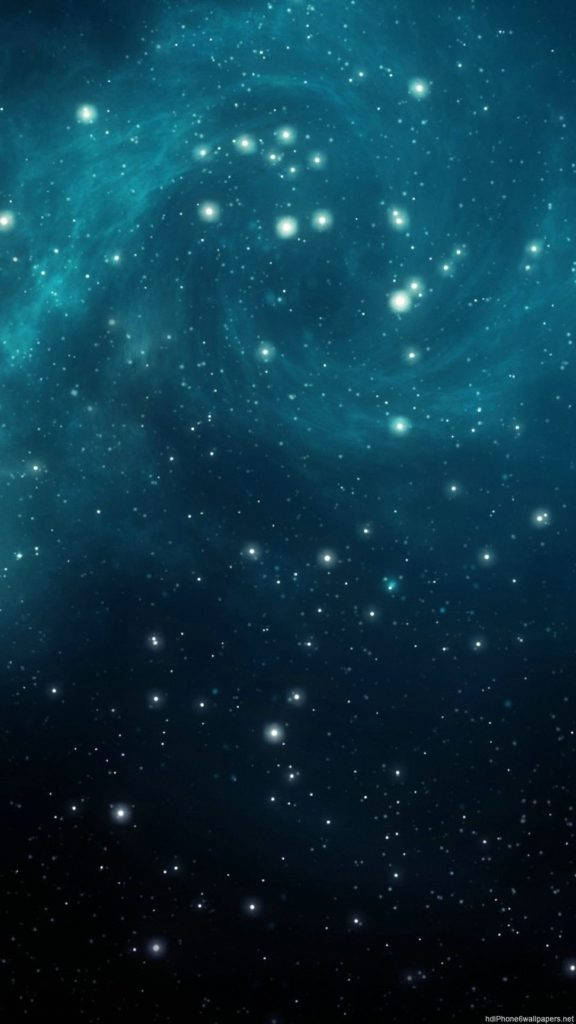 Cosmic Stars Blue Iphone Background