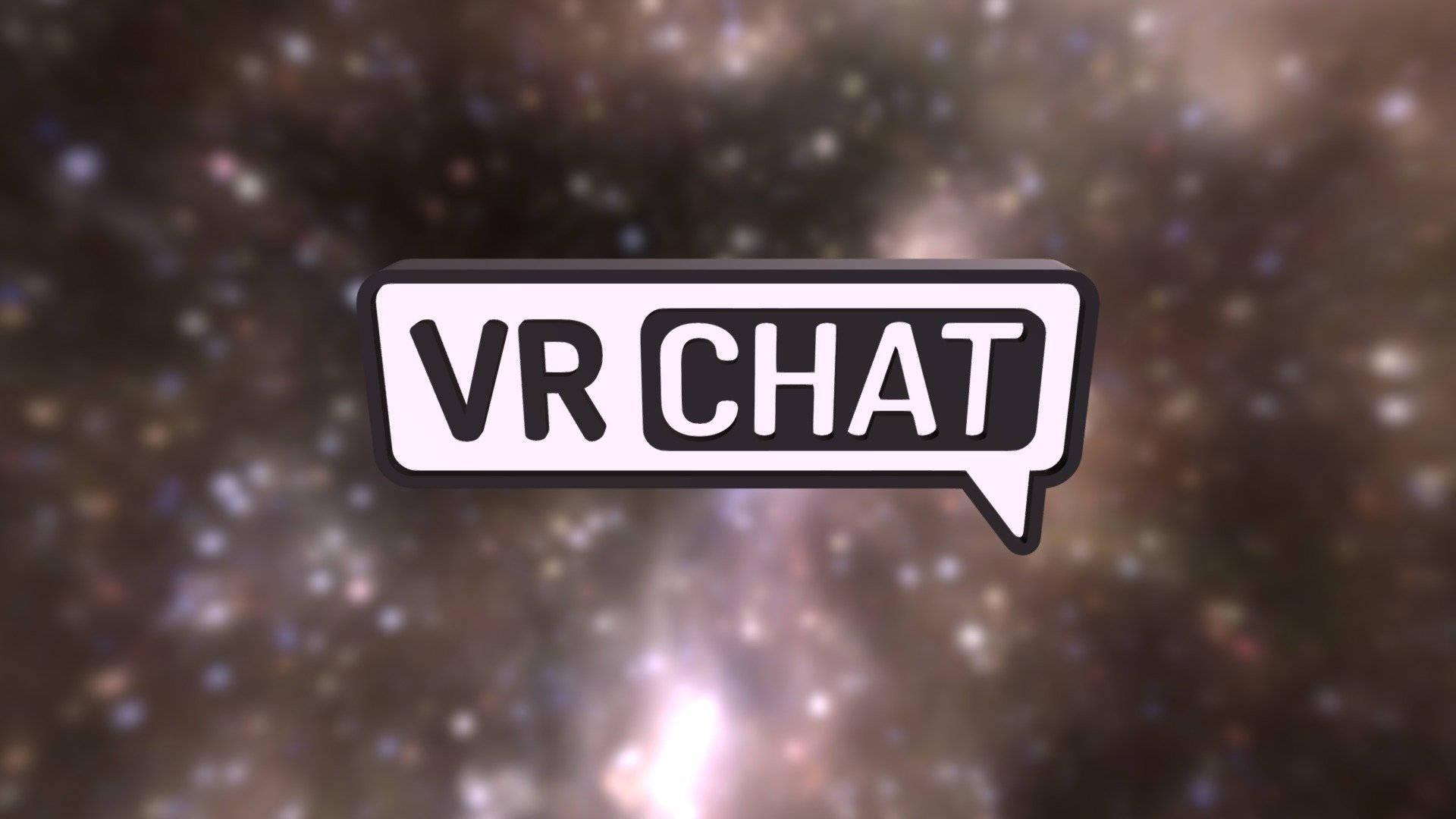 Cosmic Vrchat Logo Background