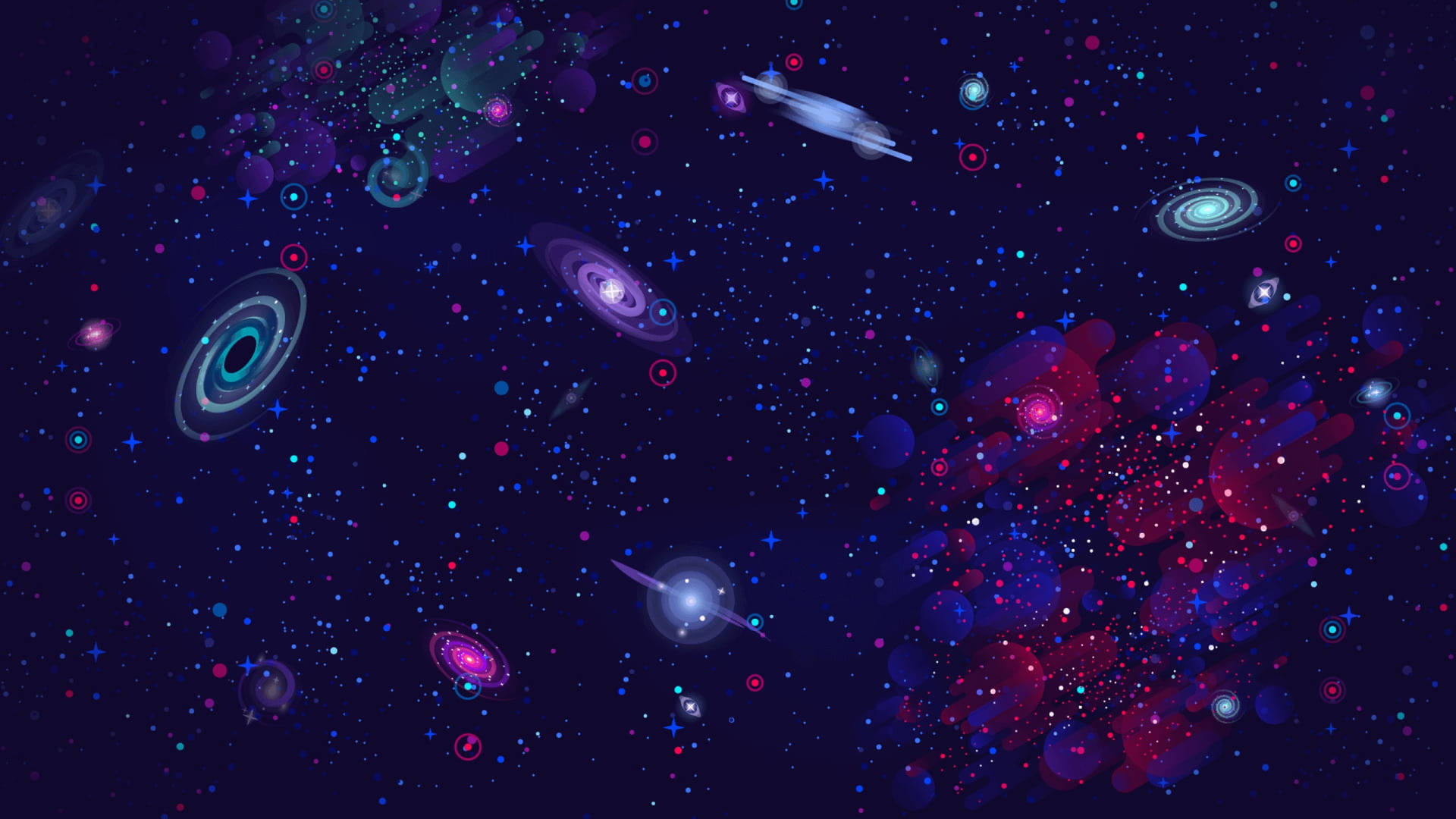 Cosmos And Galaxies Background
