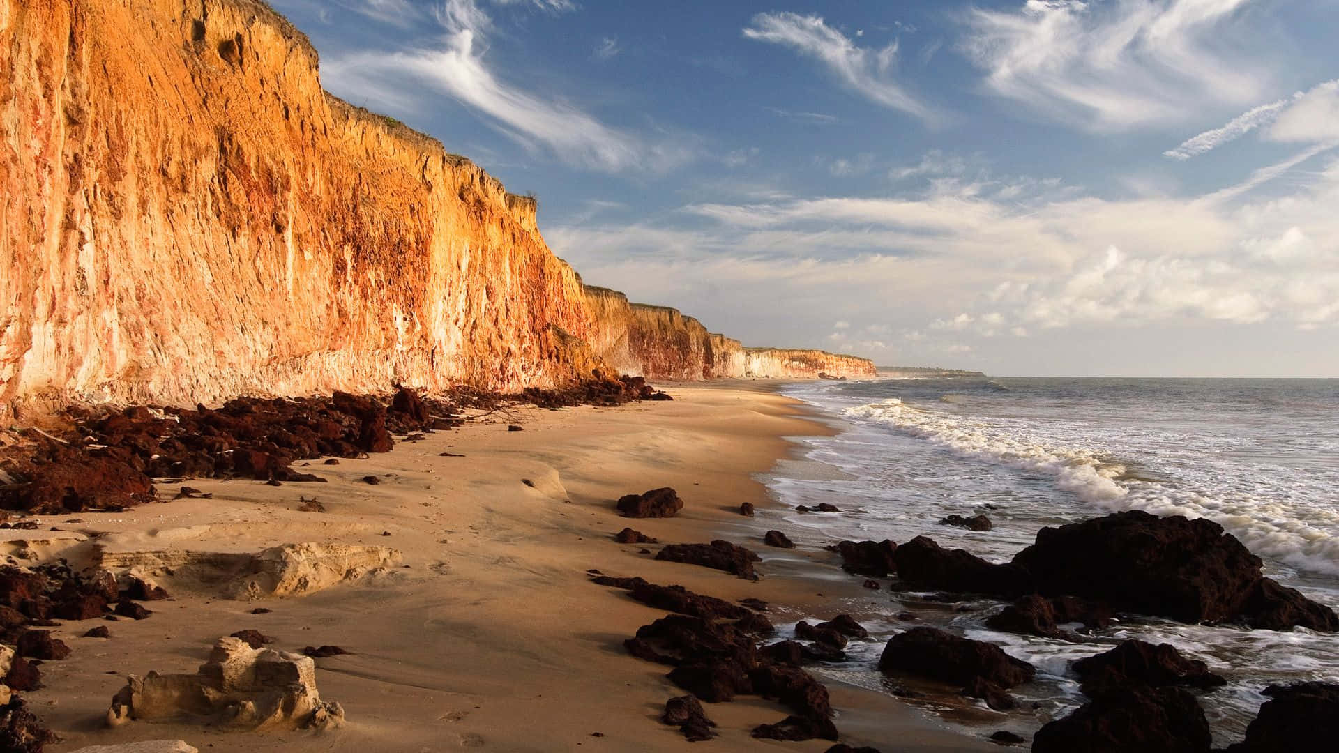 Costa Dourada Coast Background