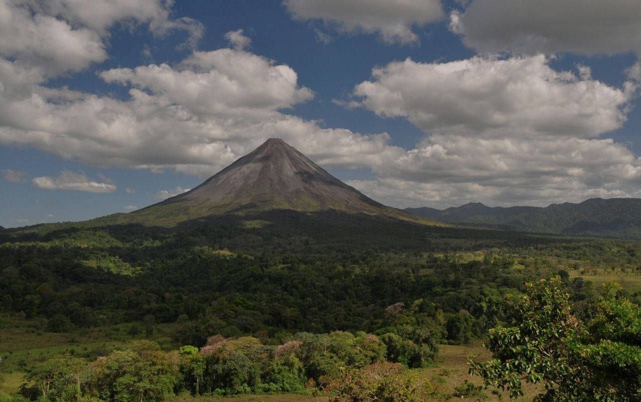 Costa Rica Arenal Volcano Background