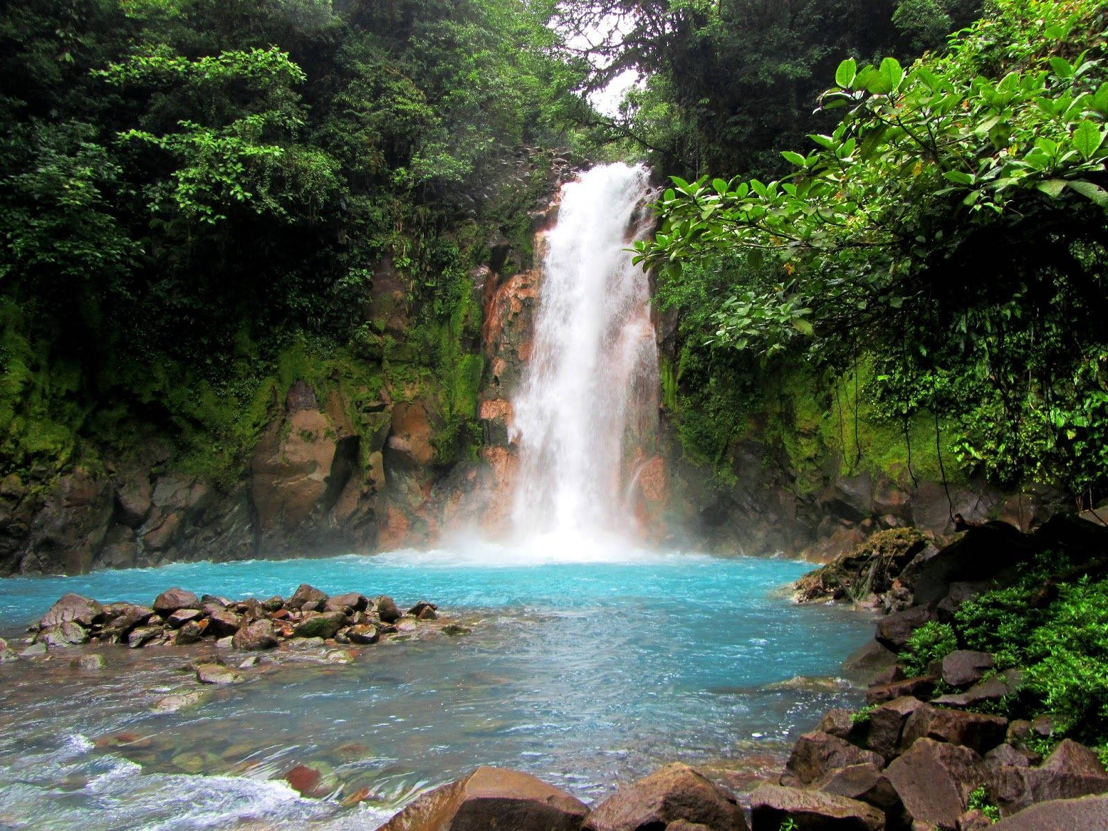 Costa Rica Celeste River Background