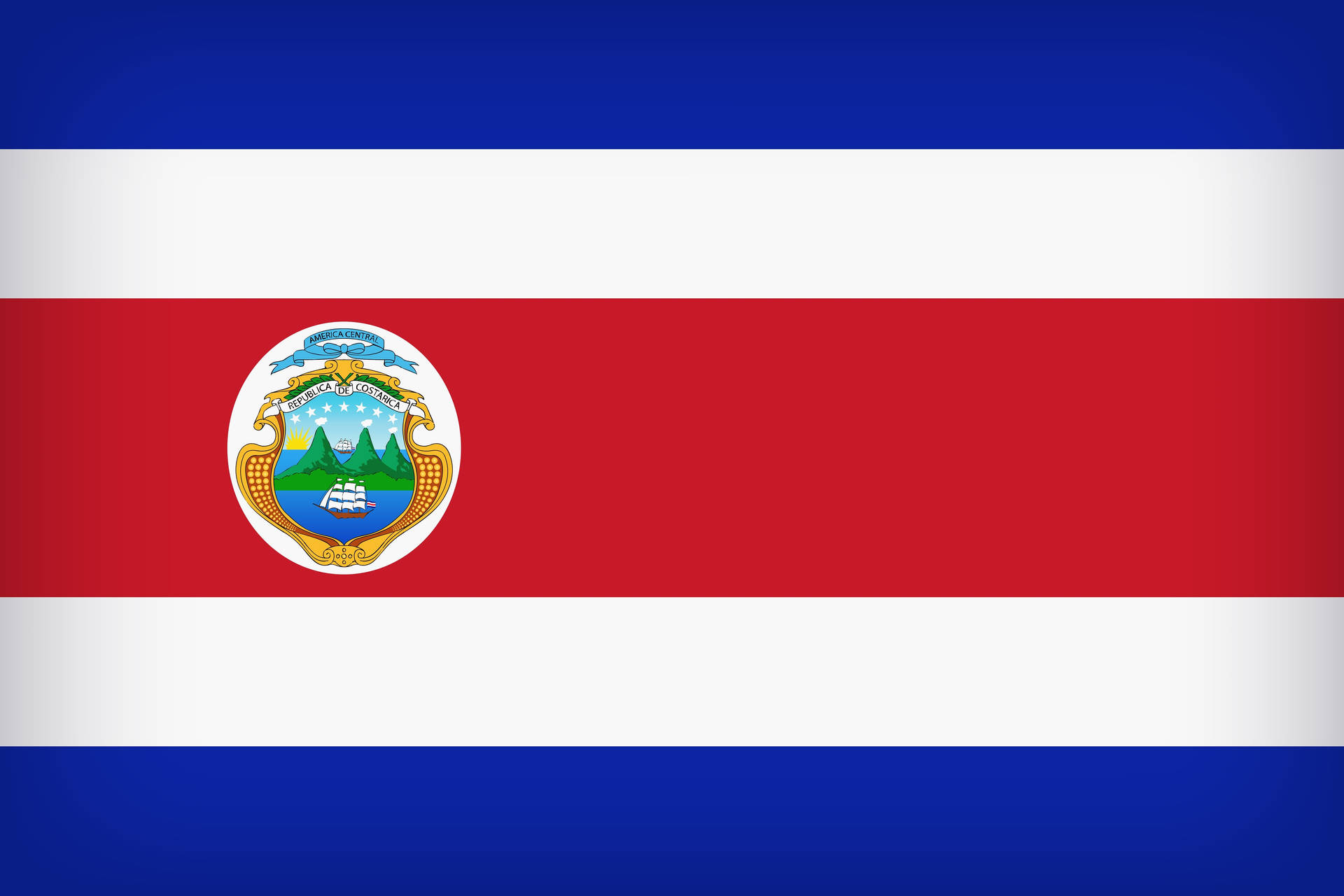 Costa Rica Flag Background