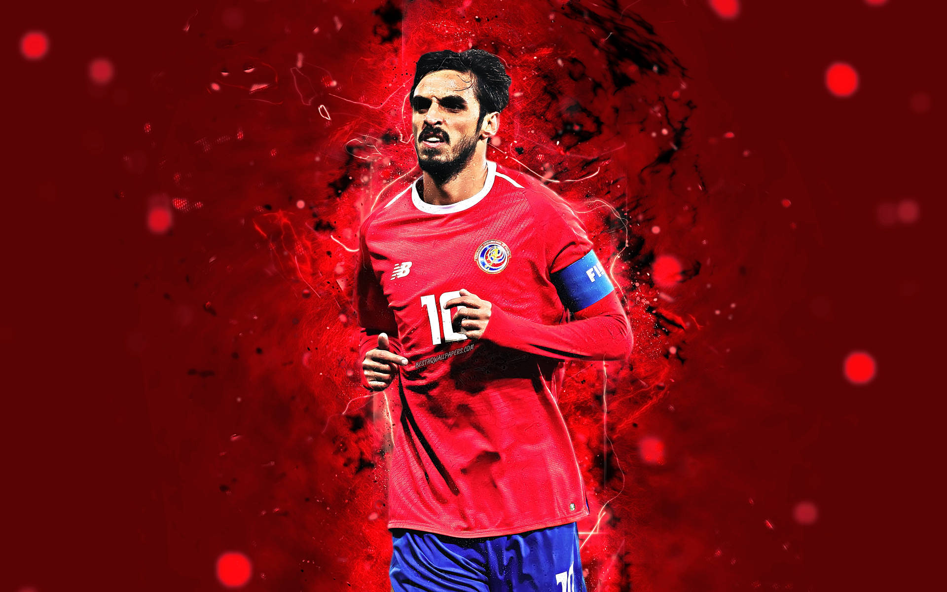 Costa Rica National Football Team Captain Bryan Ruiz Background