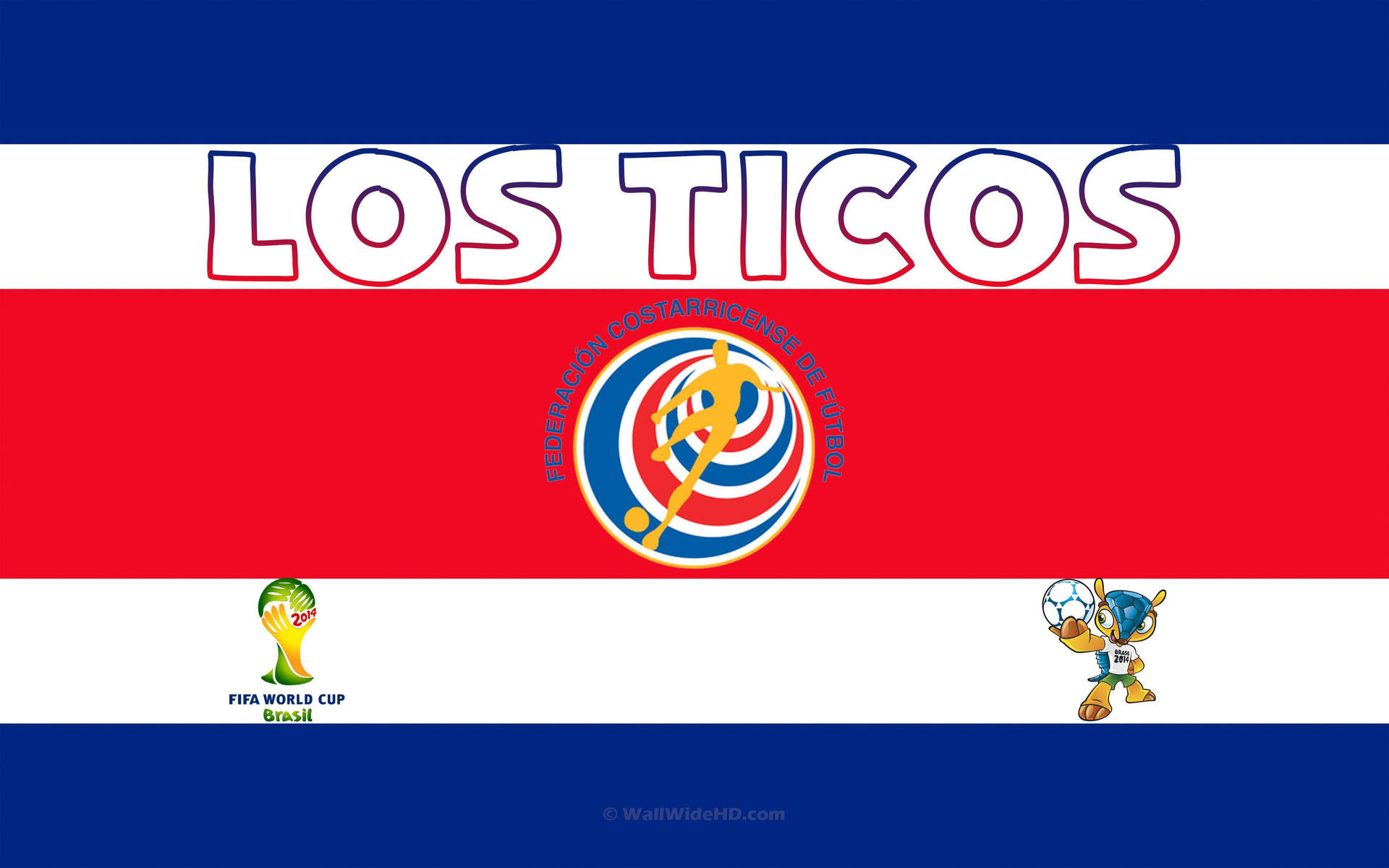 Costa Rica National Football Team Graphic Art Background