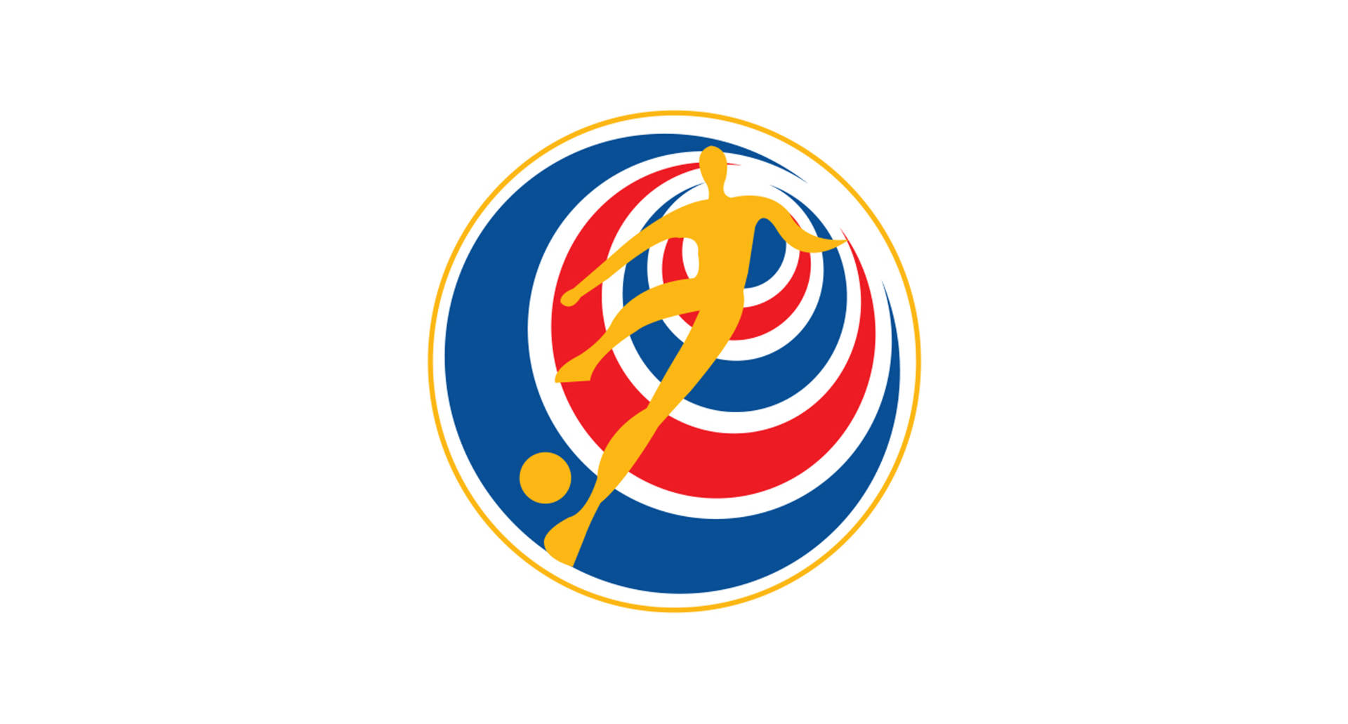 Costa Rica National Football Team Official Logo Background