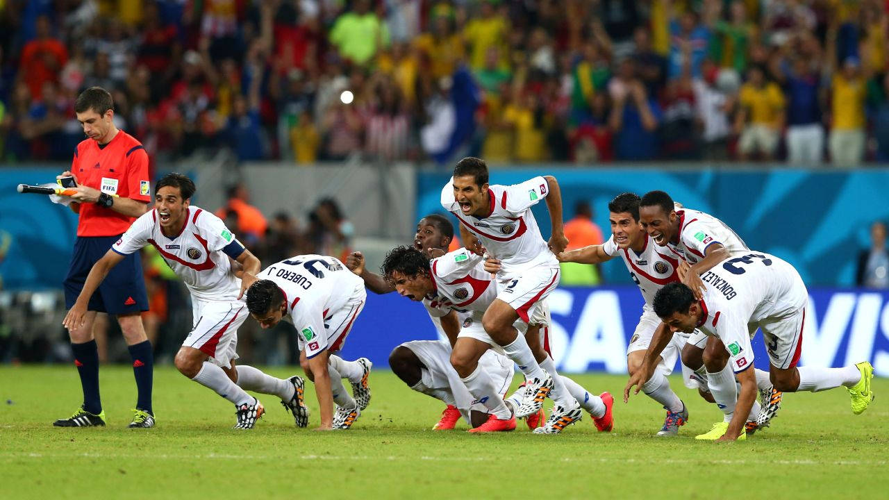 Costa Rica National Football Team Victory Background