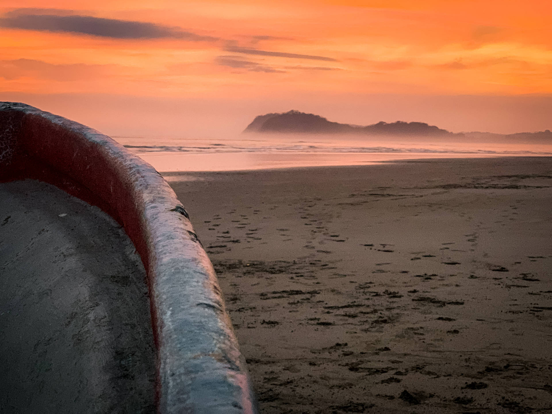 Costa Rica Samara Sunset Background