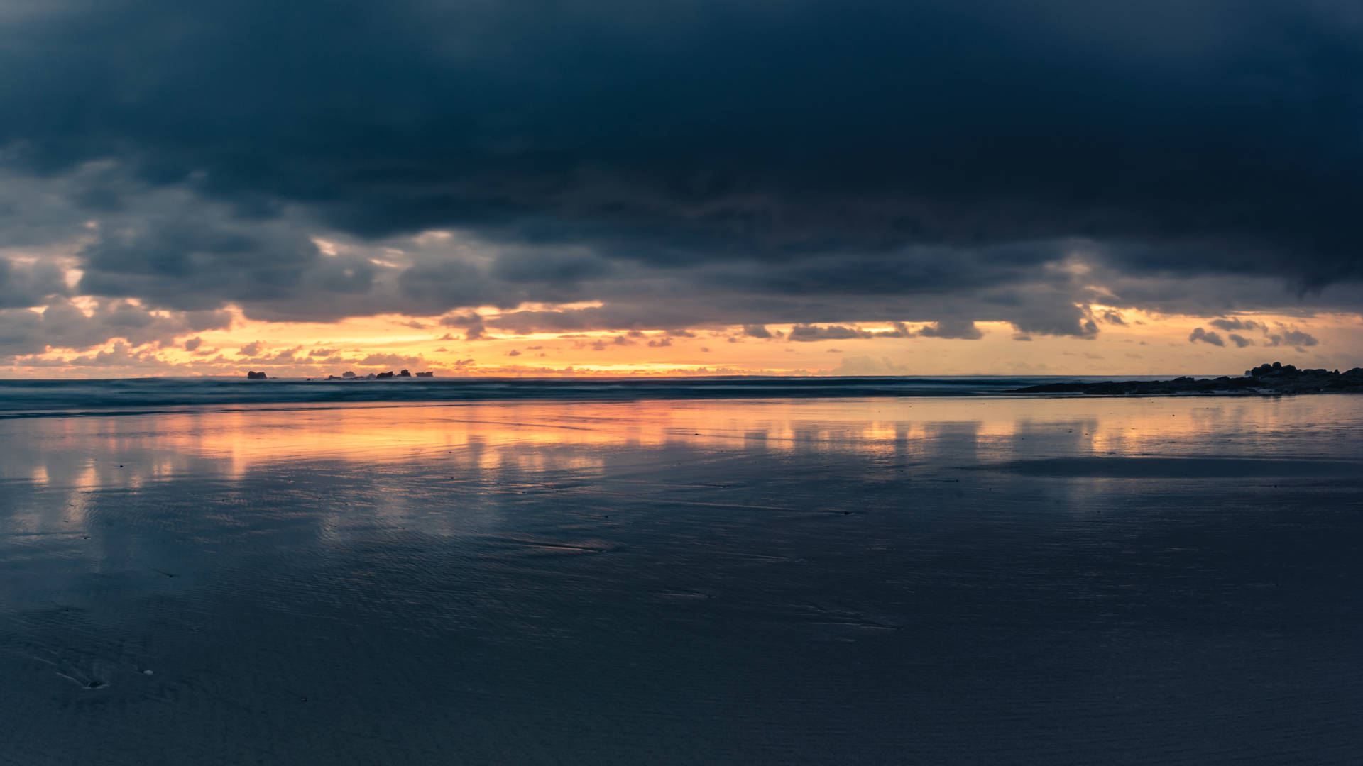 Costa Rica Sunset Horizon Background