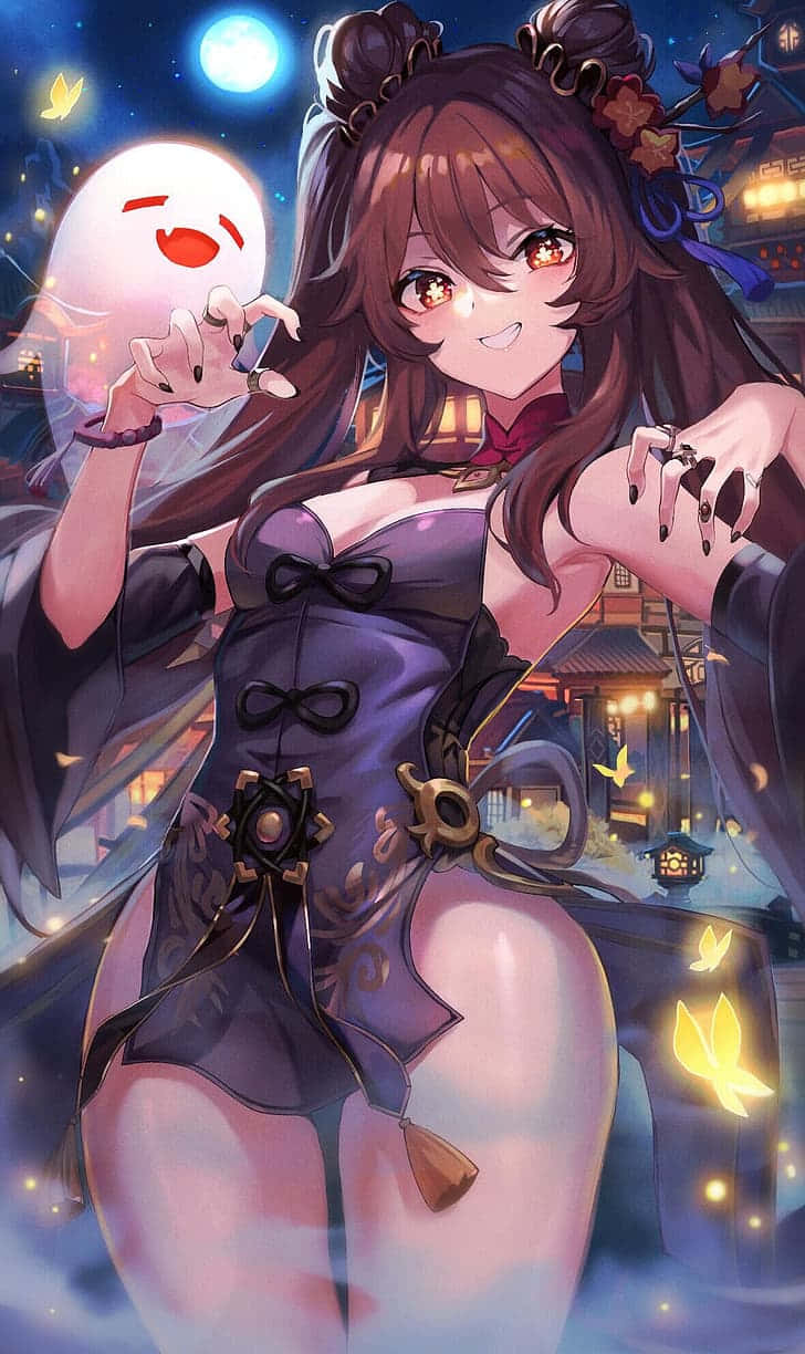 Costume Hu Tao Pfp Background