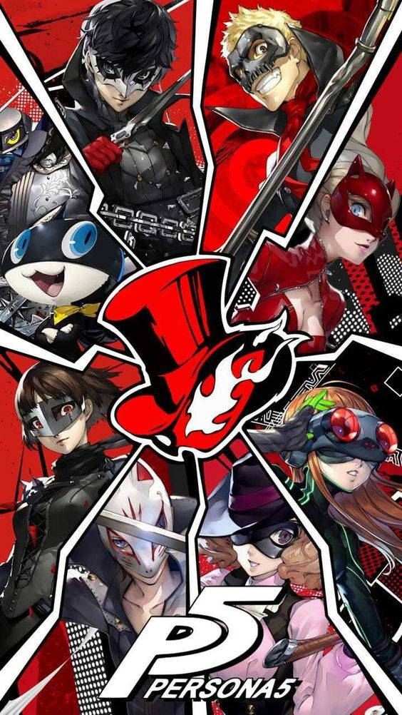 Costumed Characters Persona 5 Phone Background