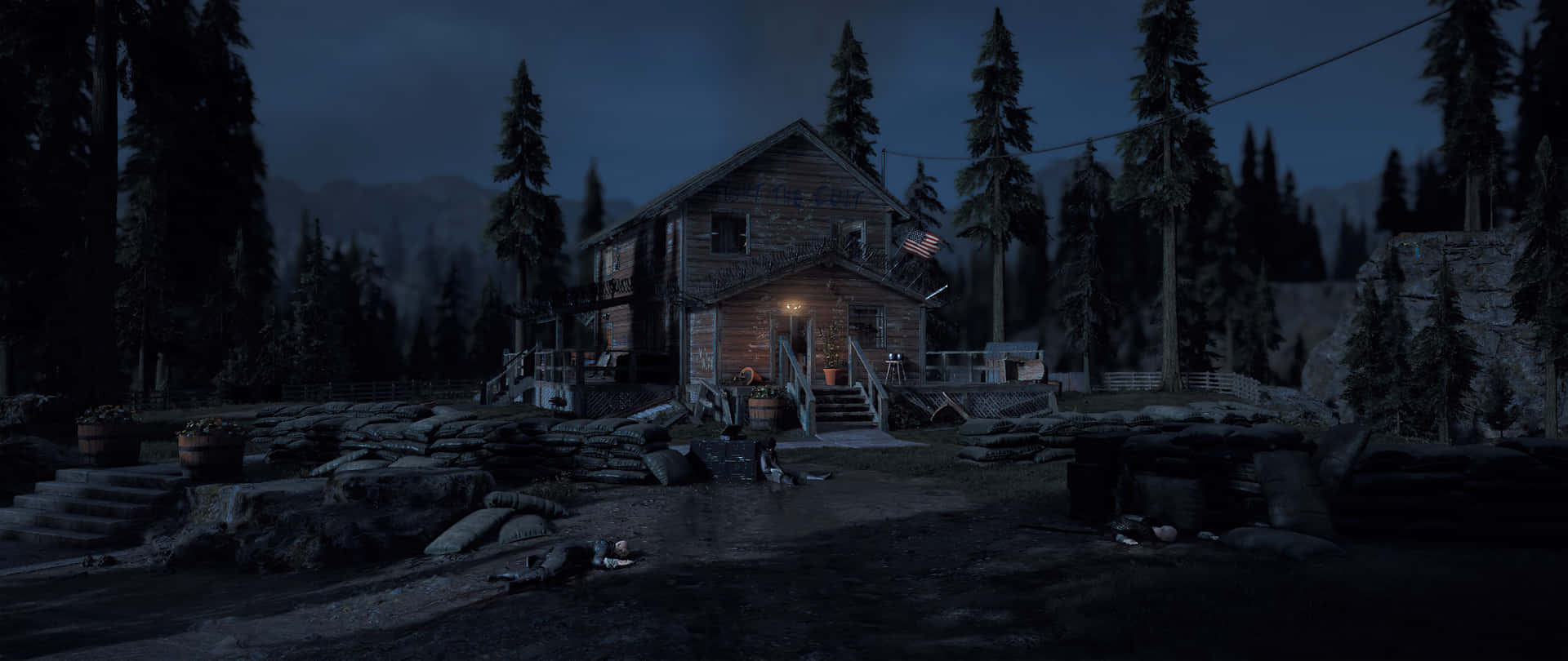 Cottage Far Cry 5 4k Background