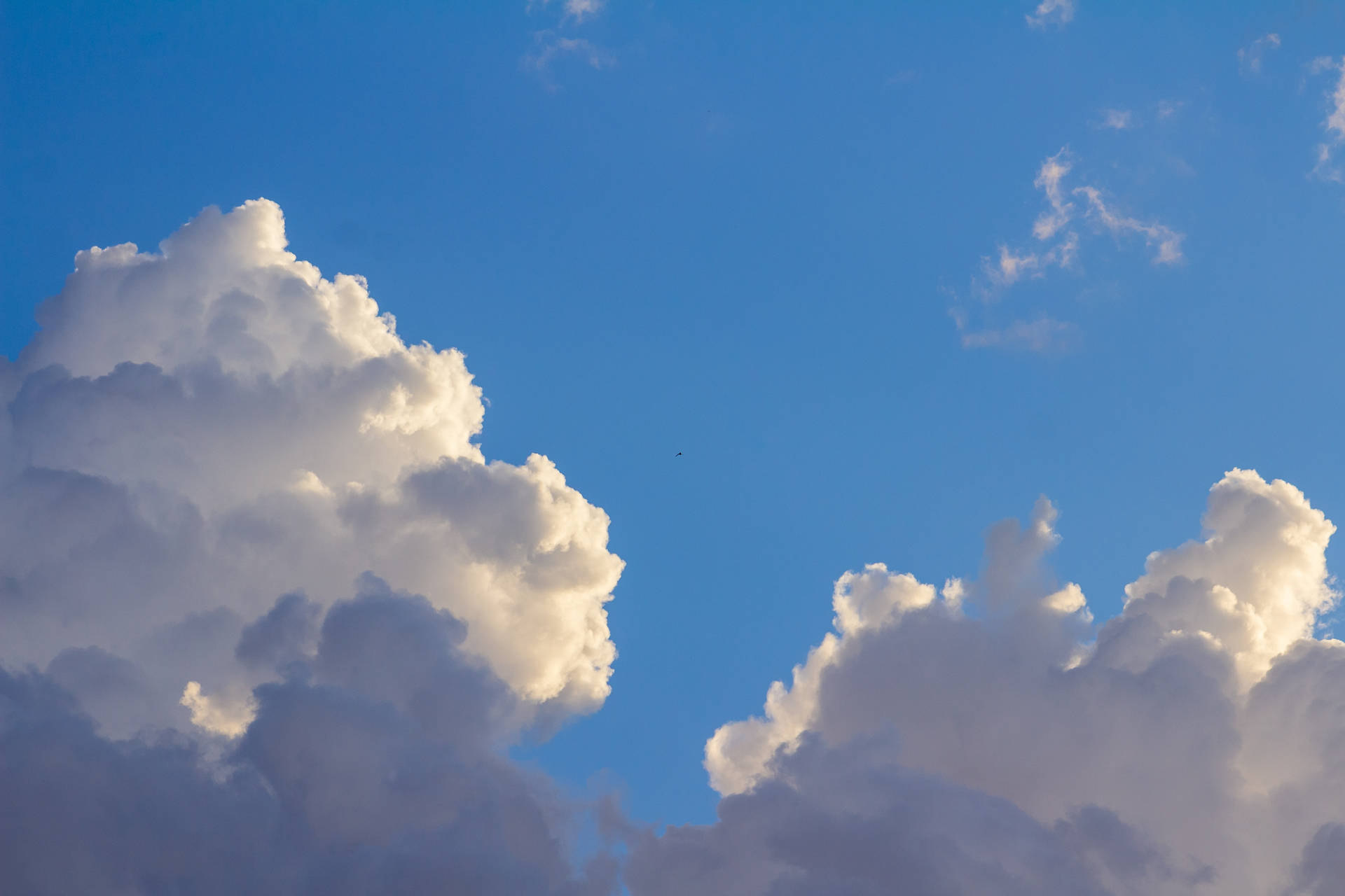 Cotton-like Blue Aesthetic Cloud Background